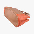 Galleria brown×orange SAFFIANO Leather B2274C 25ガレリア ブラウン×オレンジ サフィアーノレザー B2274C 25