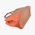 Galleria brown×orange SAFFIANO Leather B2274C 25ガレリア ブラウン×オレンジ サフィアーノレザー B2274C 25