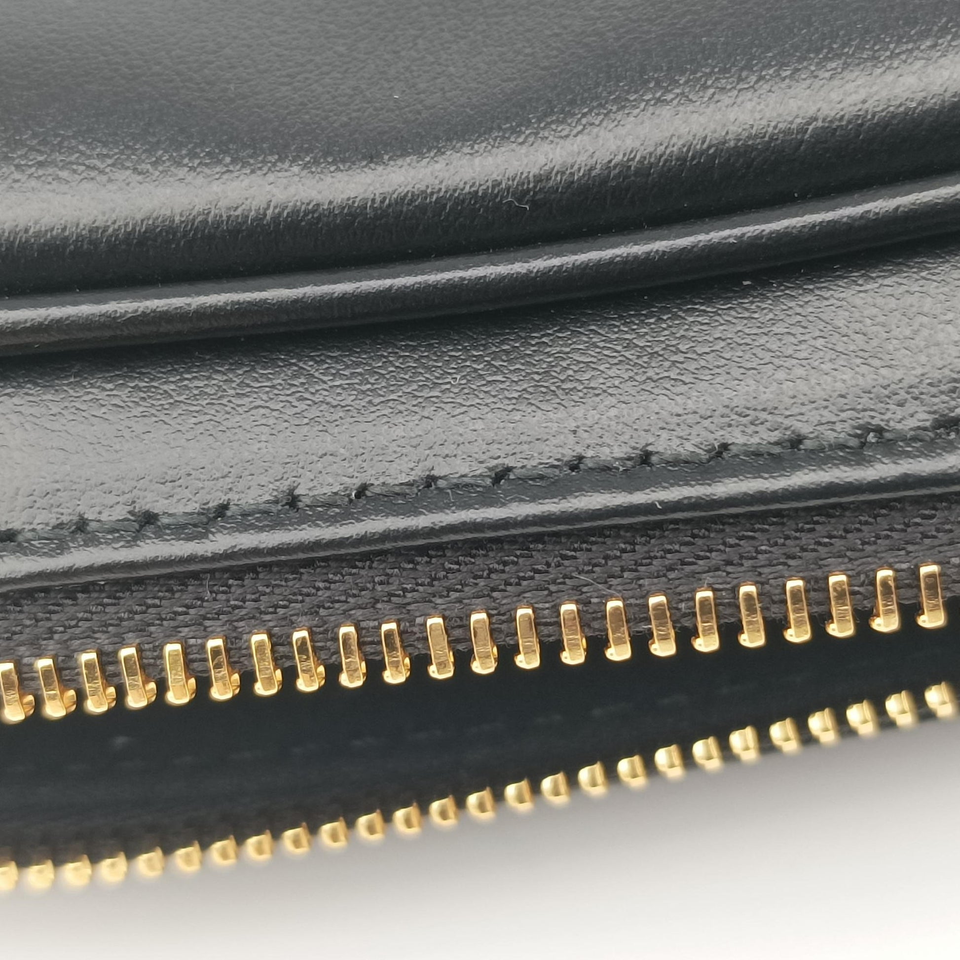 Logo belt Black leather DNP104ロゴベルト ブラック レザー DNP104