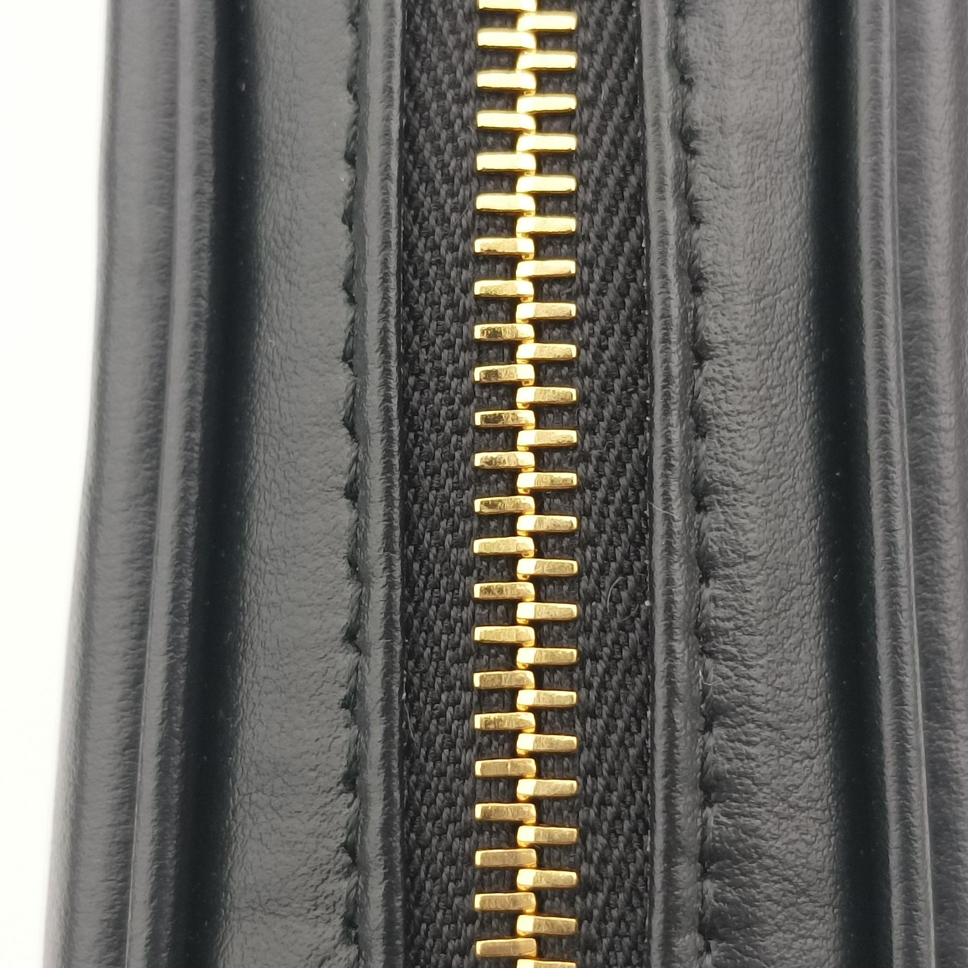 Logo belt Black leather DNP104ロゴベルト ブラック レザー DNP104