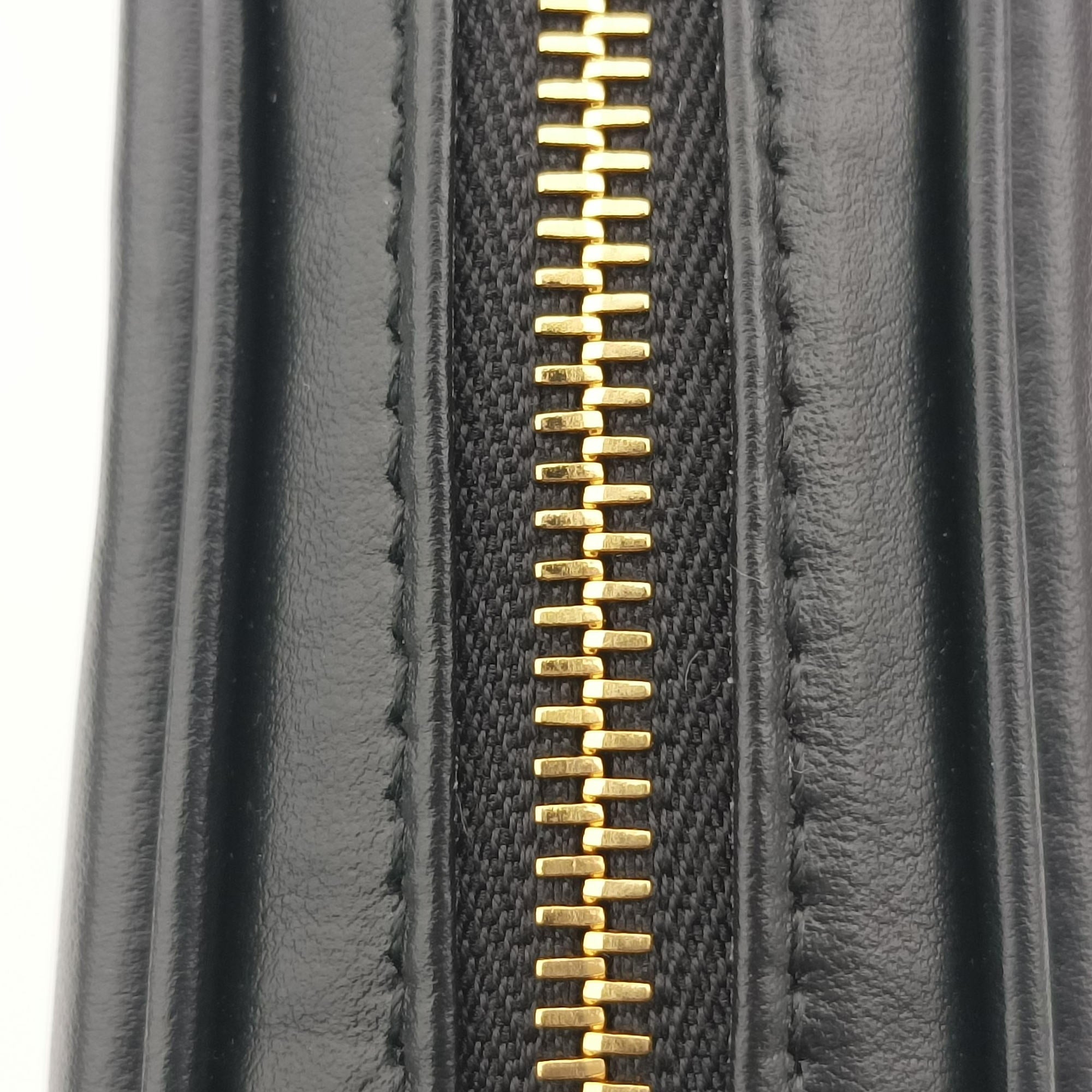 Logo belt Black leather DNP104ロゴベルト ブラック レザー DNP104