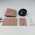 Logo belt Black leather DNP104ロゴベルト ブラック レザー DNP104