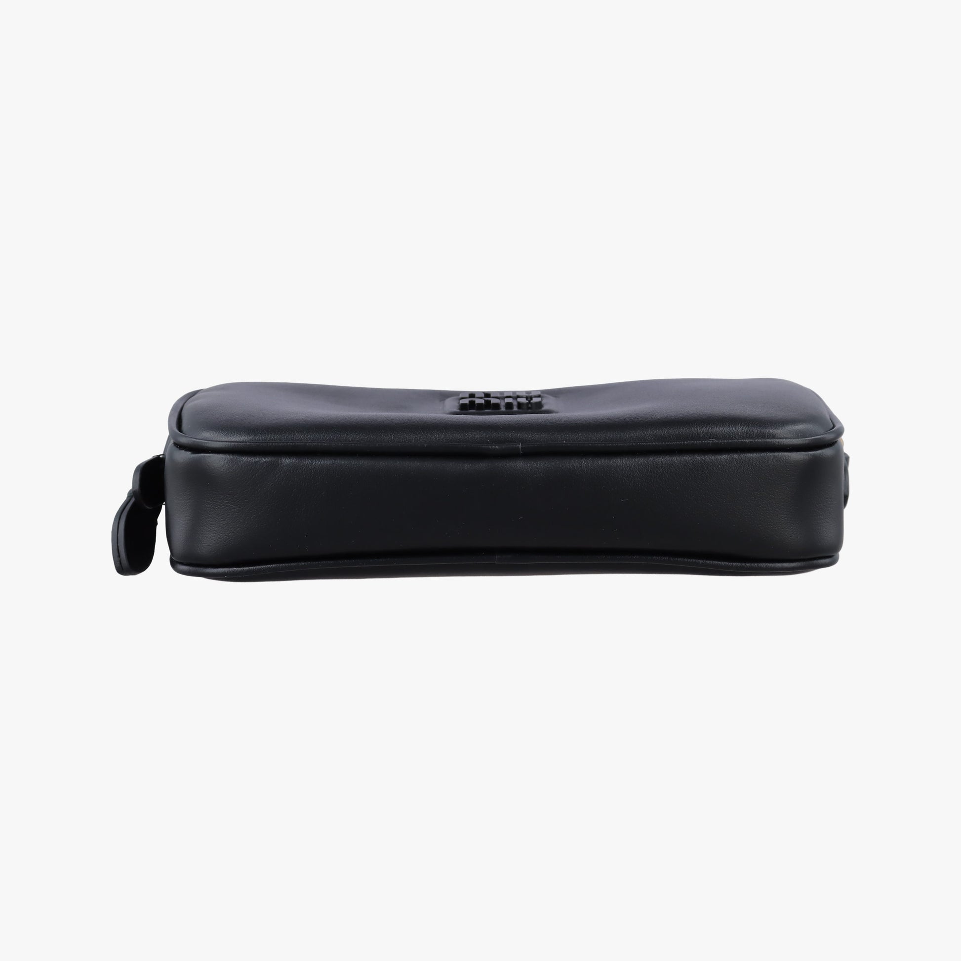 Logo belt Black leather DNP104ロゴベルト ブラック レザー DNP104
