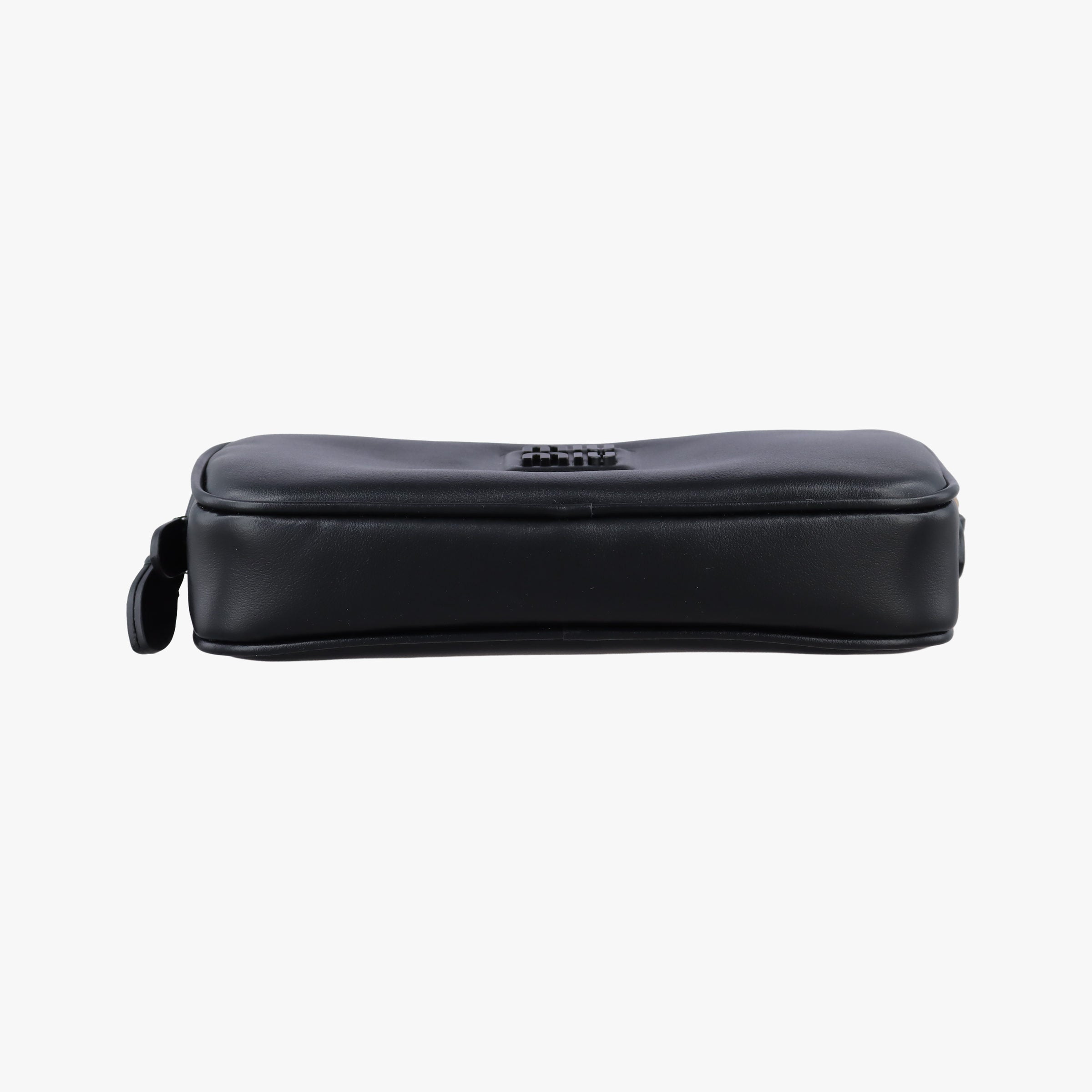 Logo belt Black leather DNP104ロゴベルト ブラック レザー DNP104