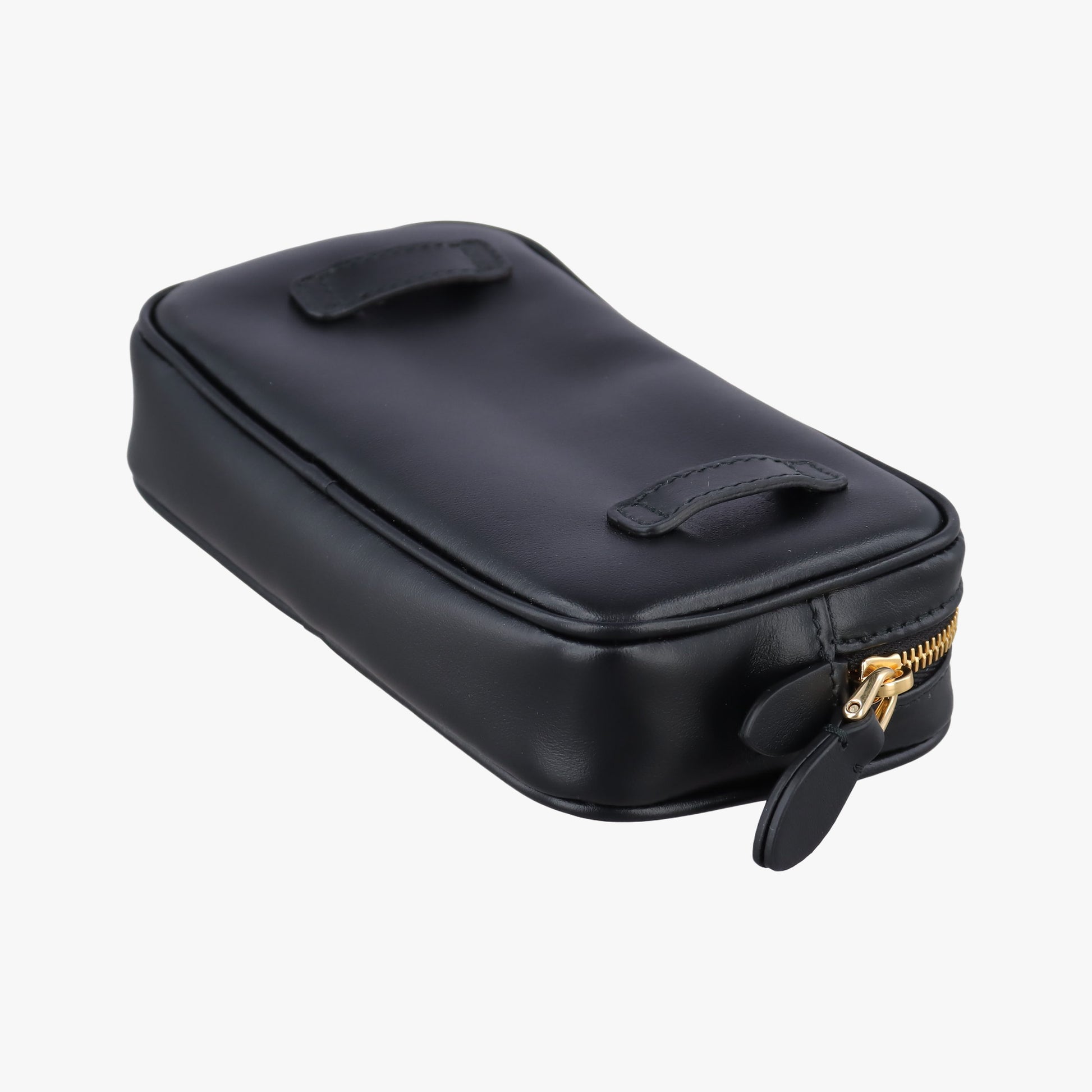 Logo belt Black leather DNP104ロゴベルト ブラック レザー DNP104