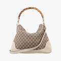 Bamboo Beige×White Canvas×Leather 282315 B011336067バンブー ベージュ×ホワイト キャンバス×レザー 282315 B011336067