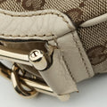 Bamboo Beige×White Canvas×Leather 282315 B011336067バンブー ベージュ×ホワイト キャンバス×レザー 282315 B011336067