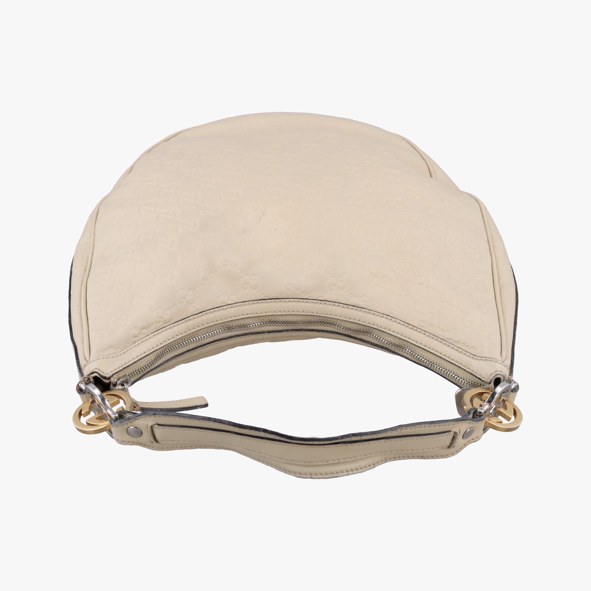 GG Twins Hobo White Leather 232962 B7930886GGツインズ ホワイト レザー 232962 B7930886