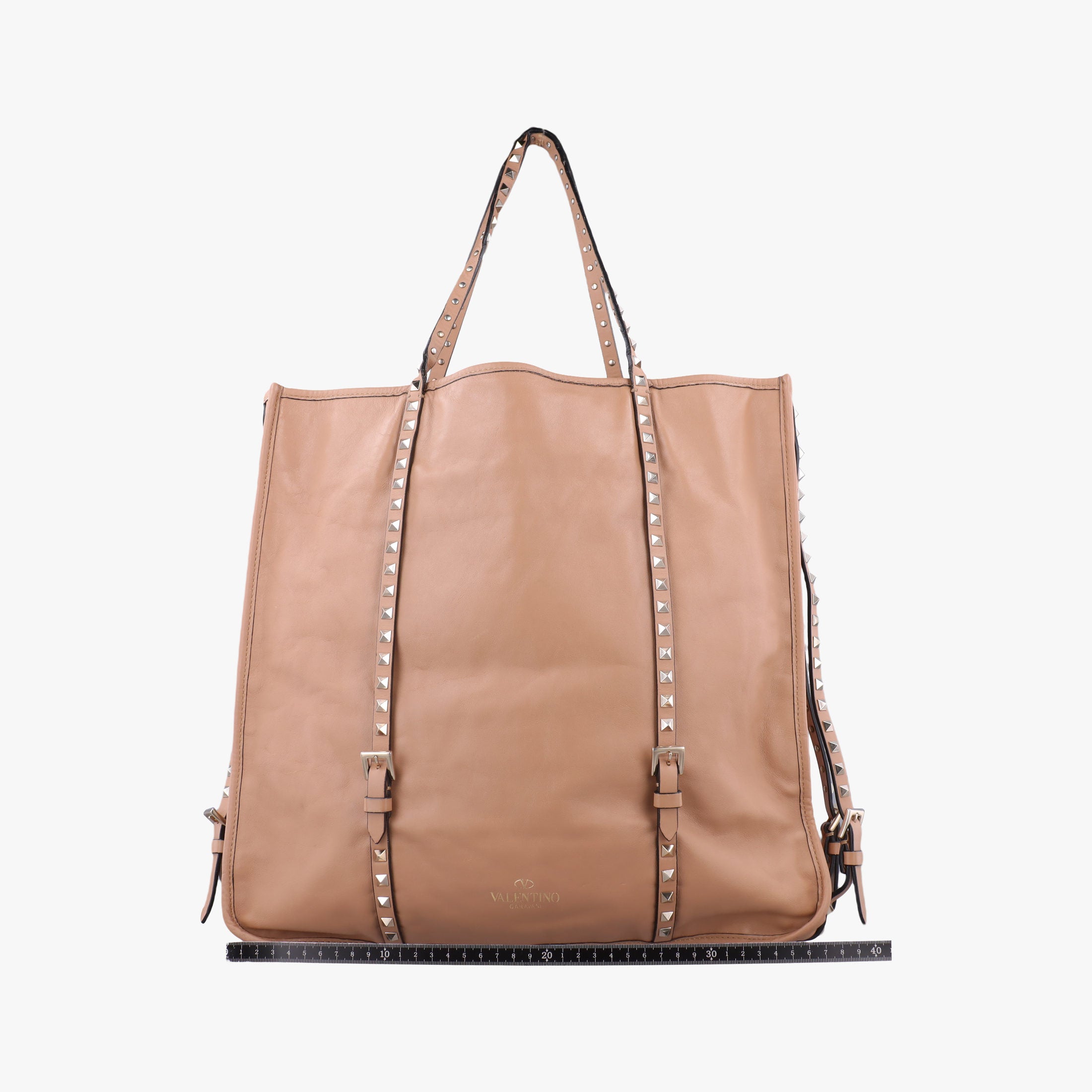 Rockstud tote Beige Leather BS-C285VIT3ロックスタッズ トート ベージュ レザー BS-C285VIT3