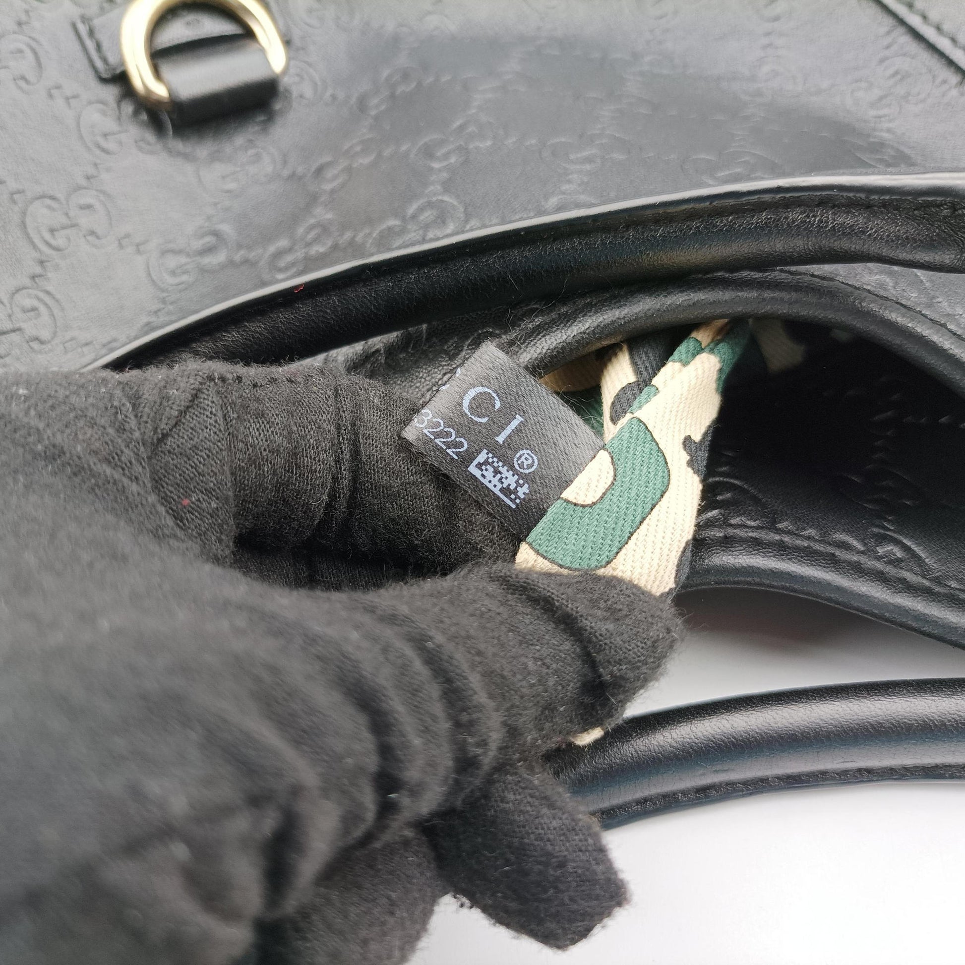 New Jackie Black Leather 203493 C3483222ニュージャッキー ブラック レザー 203493 C3483222