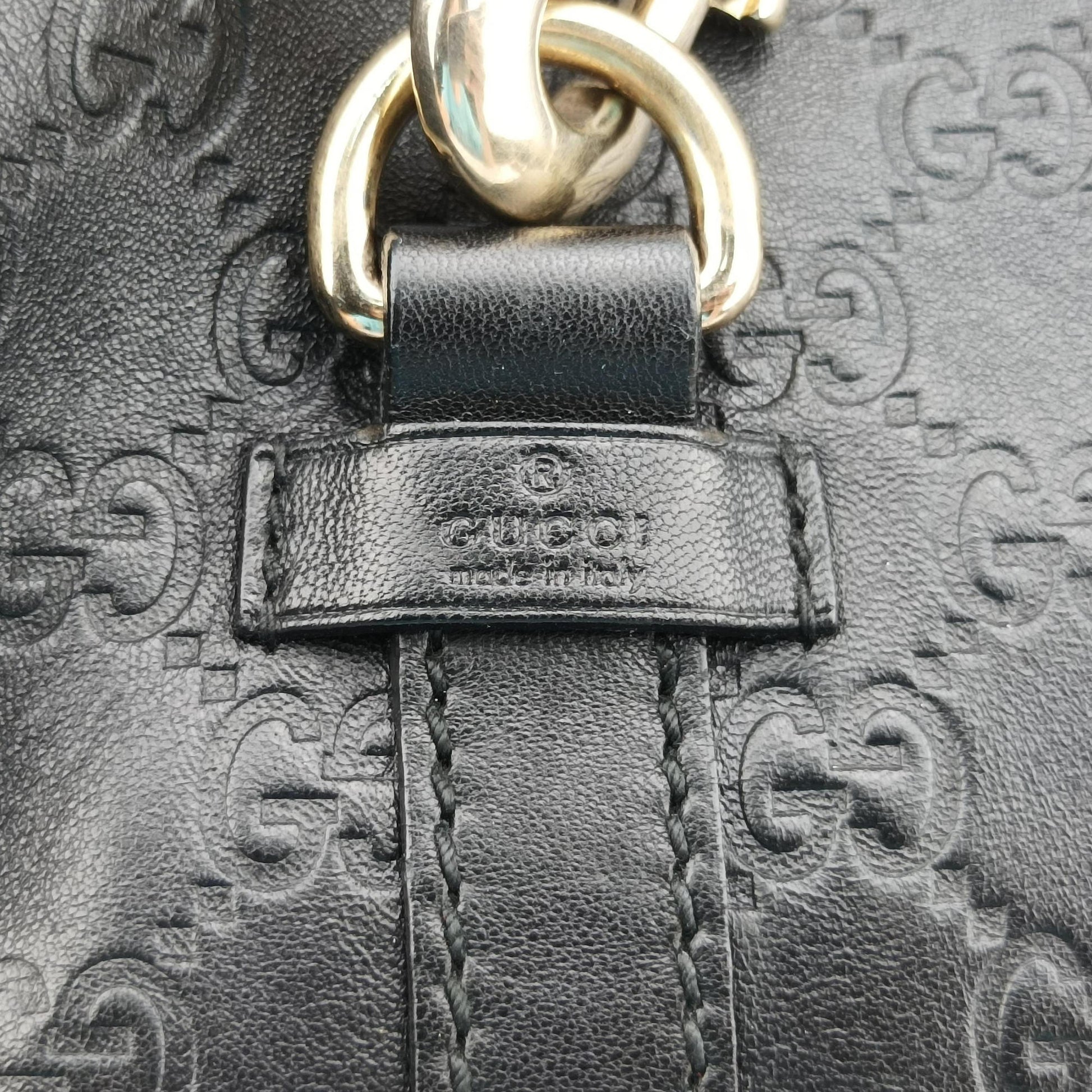 New Jackie Black Leather 203493 C3483222ニュージャッキー ブラック レザー 203493 C3483222