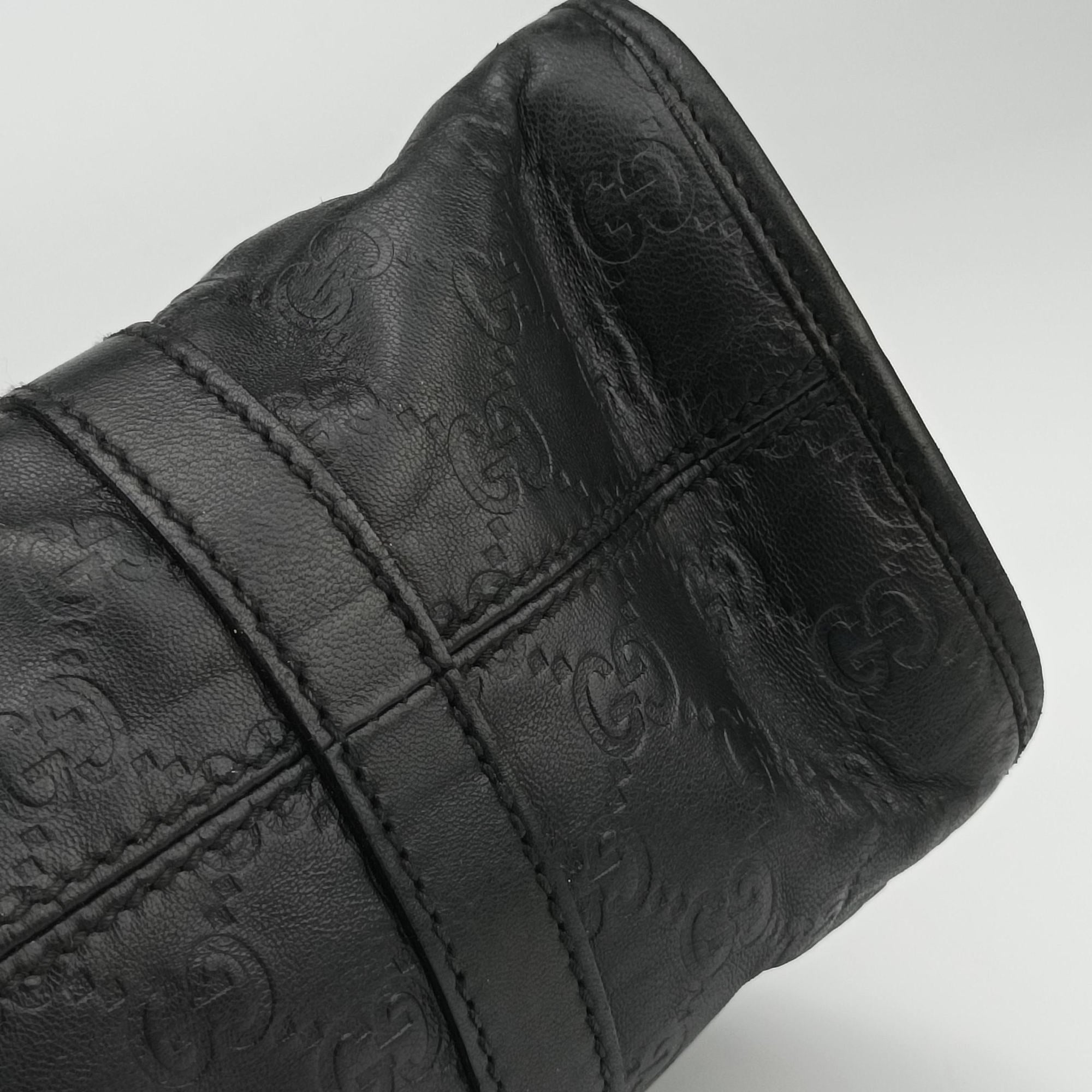 New Jackie Black Leather 203493 C3483222ニュージャッキー ブラック レザー 203493 C3483222