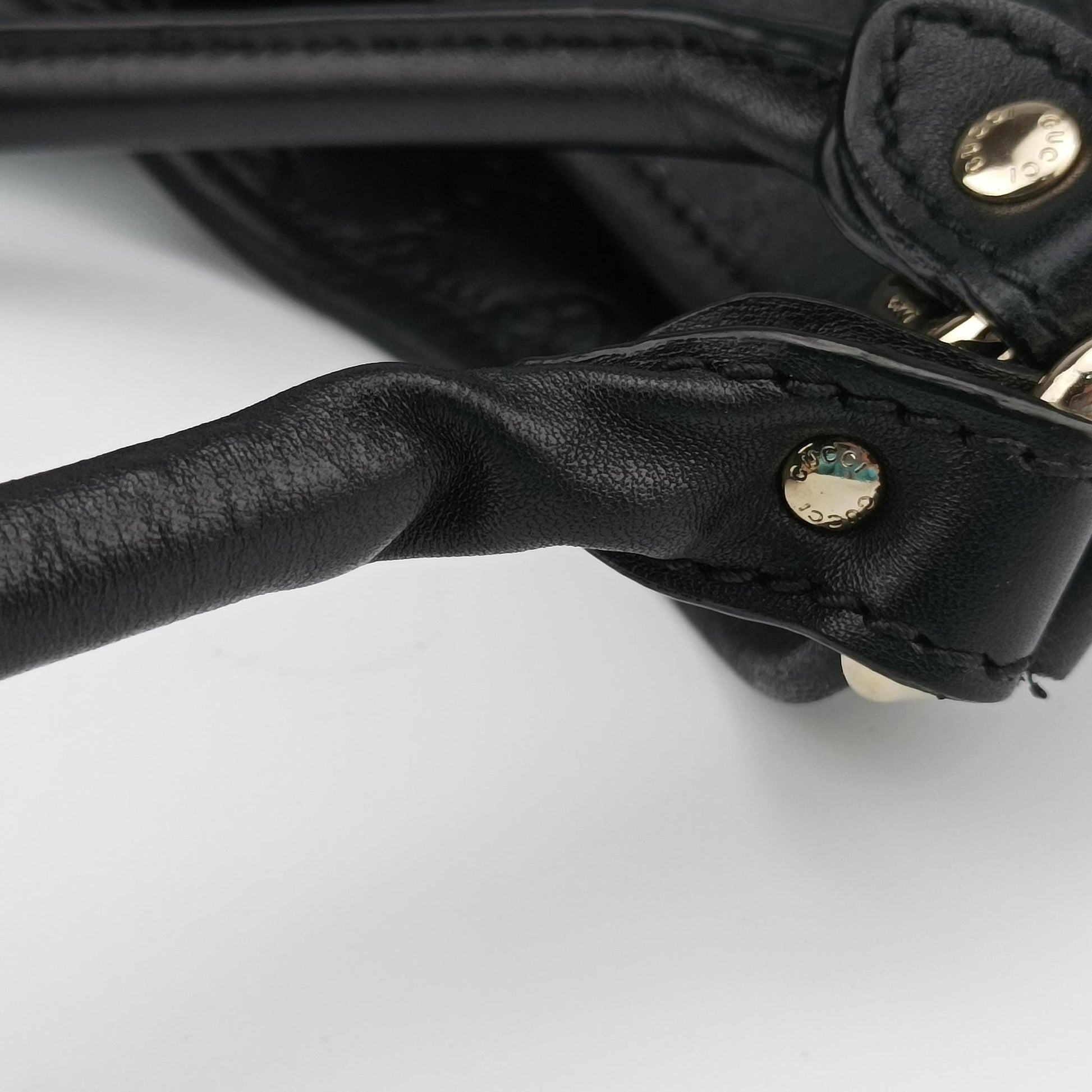 New Jackie Black Leather 203493 C3483222ニュージャッキー ブラック レザー 203493 C3483222