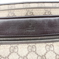 GG Plus Brownxbeige PVC coated canvasxLeather 114531 GGプラス ブラウンxベージュ PVCコーティングキャンバスxレザー 114531 