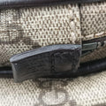 GG Plus Brownxbeige PVC coated canvasxLeather 114531 GGプラス ブラウンxベージュ PVCコーティングキャンバスxレザー 114531 