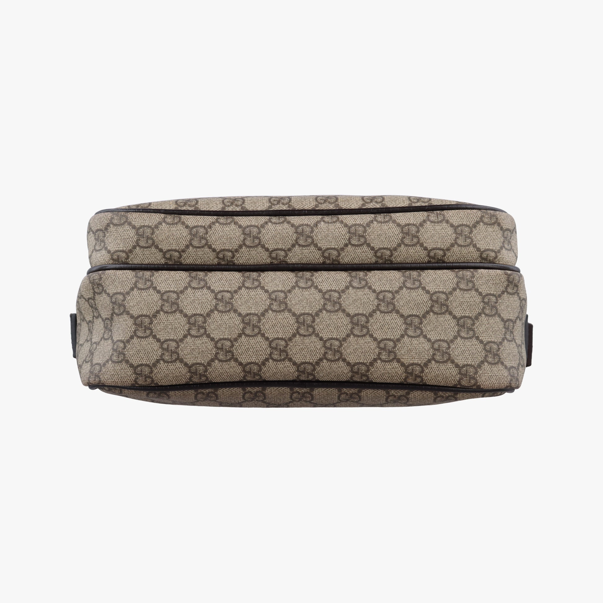 GG Plus Brownxbeige PVC coated canvasxLeather 114531 GGプラス ブラウンxベージュ PVCコーティングキャンバスxレザー 114531 