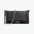 BOY CHANEL Black×Brown Leather A66713 15338644ボーイシャネル ブラック×ブラウン レザー A66713 15338644