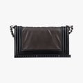 BOY CHANEL Black×Brown Leather A66713 15338644ボーイシャネル ブラック×ブラウン レザー A66713 15338644