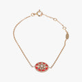 Rose des Vents medallion　 Red×rose golden AU750 125093ローズデヴァン メダリオン レッド×ローズゴールド AU750 125093