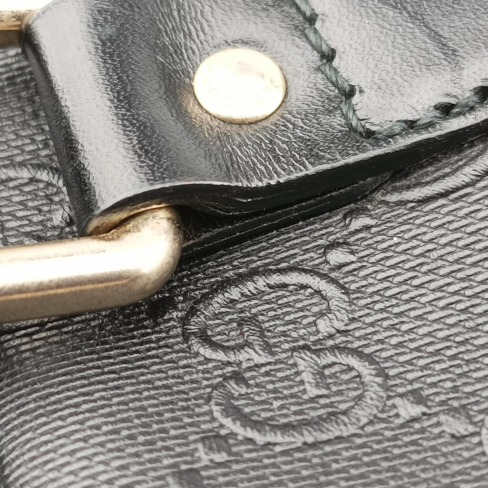 Guccissima Briefcase Black Leather 208463 F017516747グッチシマ ブリーフケース ブラック レザー 208463 F017516747