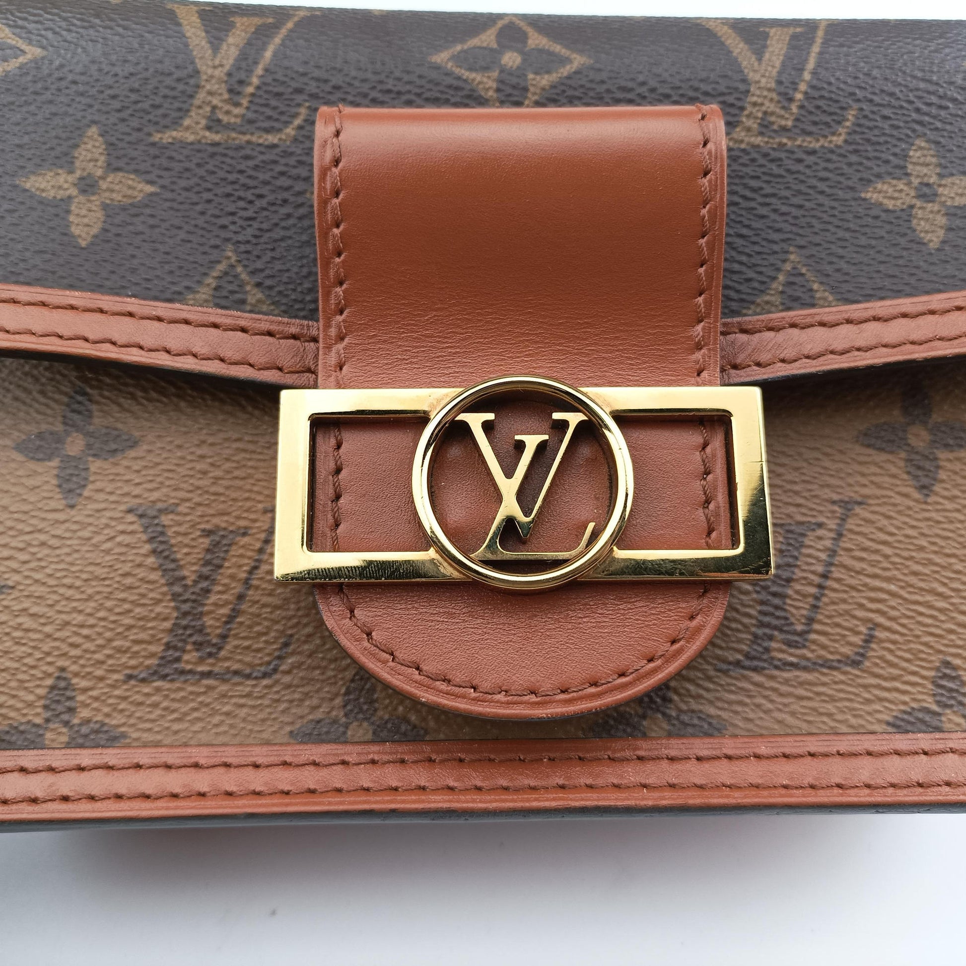 Portefeuille Dauphine Brown Monogram Reverse M68746 SP3220ポルトフォイユ ドーフィーヌ モノグラム/ブラウン モノグラム リバース M68746 SP3220