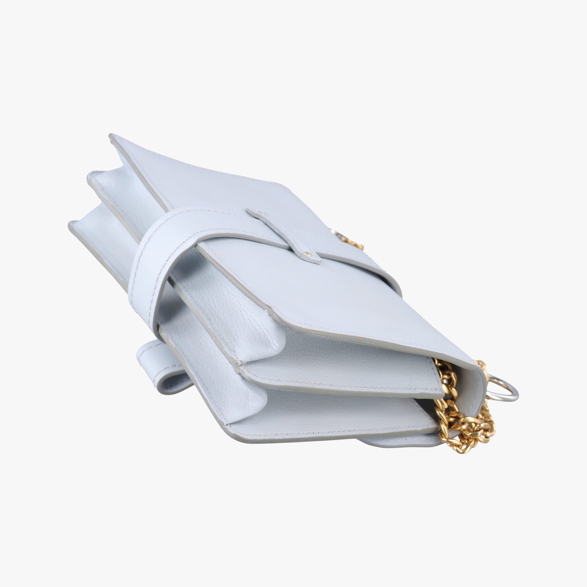 Abbey Chain Mini Light Blue Leather 04195765-9アビー チェーン ミニ ライトブルー レザー 04195765-9