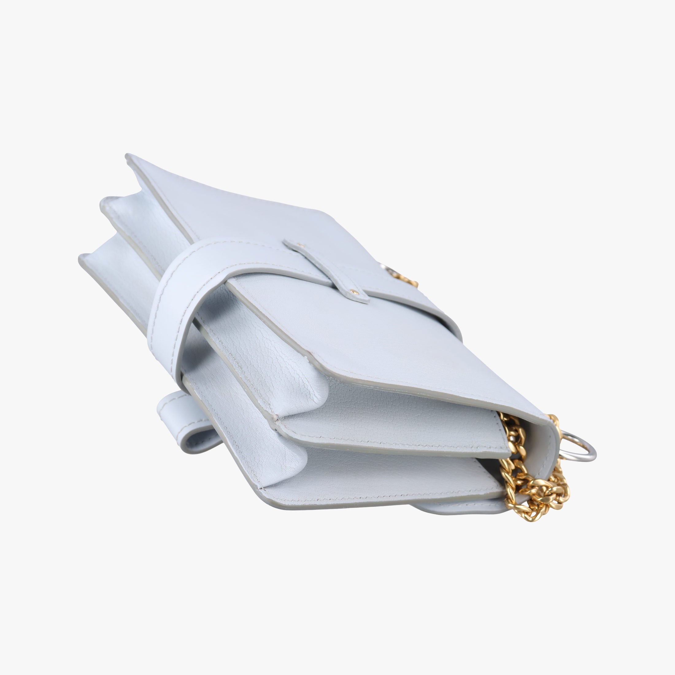Abbey Chain Mini Light Blue Leather 04195765-9アビー チェーン ミニ ライトブルー レザー 04195765-9