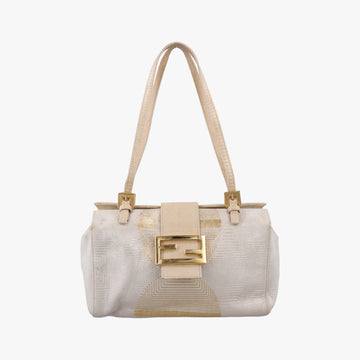 Bento Box Beige×Golden Canvas×Leather 101633 10163350002ベントー ボックス ベージュ×ゴールド キャンバス×レザー 101633 10163350002