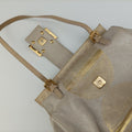 Bento Box Beige×Golden Canvas×Leather 101633 10163350002ベントー ボックス ベージュ×ゴールド キャンバス×レザー 101633 10163350002
