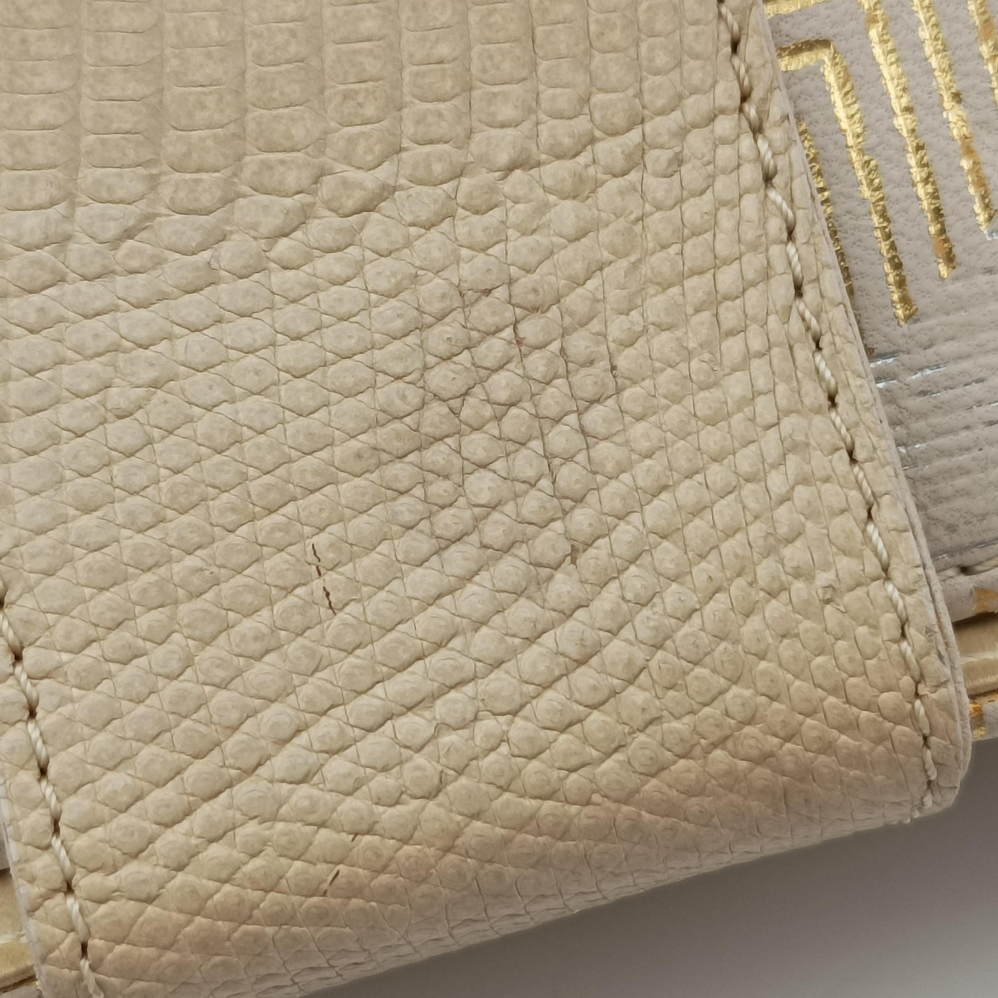 Bento Box Beige×Golden Canvas×Leather 101633 10163350002ベントー ボックス ベージュ×ゴールド キャンバス×レザー 101633 10163350002