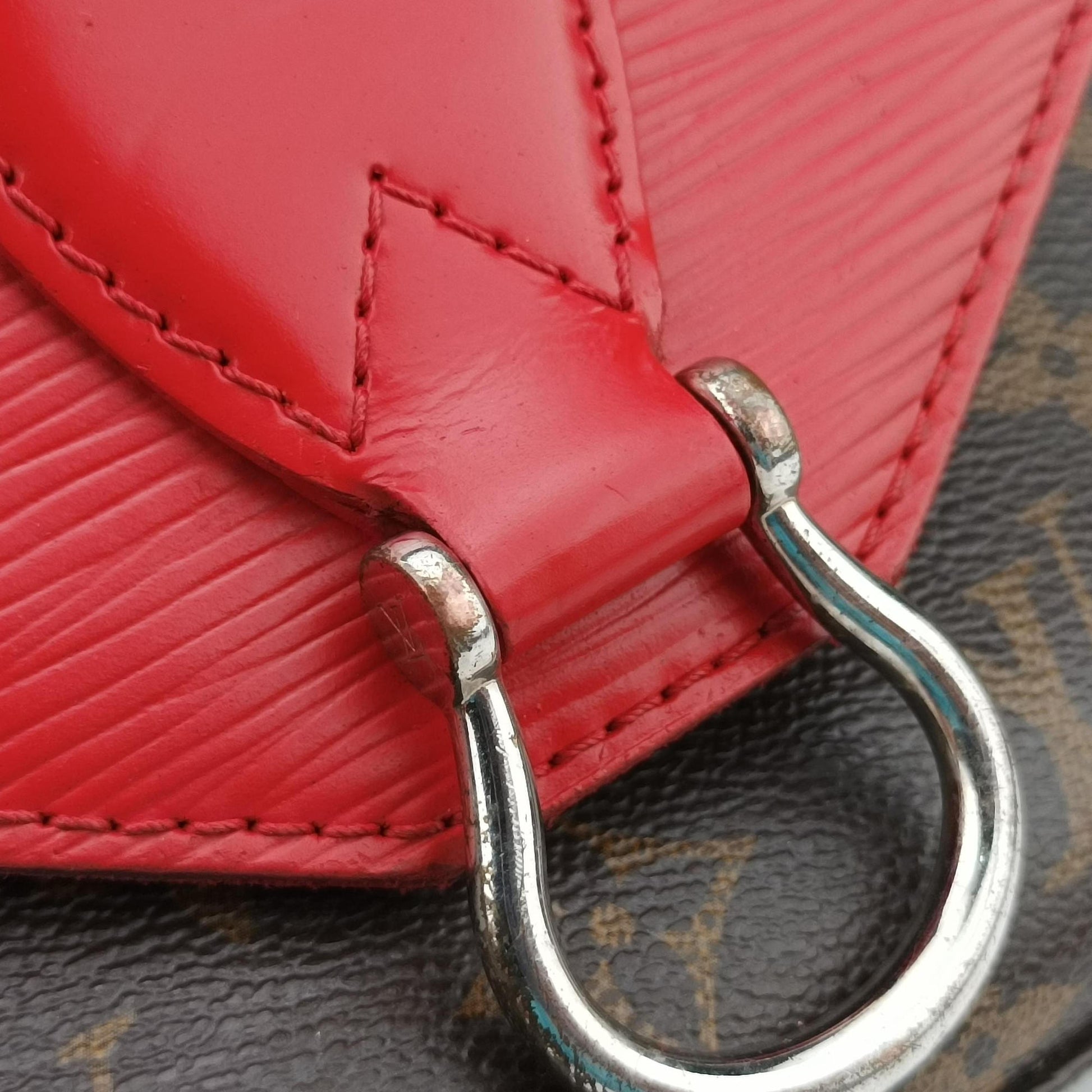 SAINT MICHEL brown×COQUELICOT Monogram Canvas×Epi Leather M44031 CA1157サンミシェル モノグラム/ブラウン×コクリコ モノグラムキャンバス×エピレザー M44031 CA1157