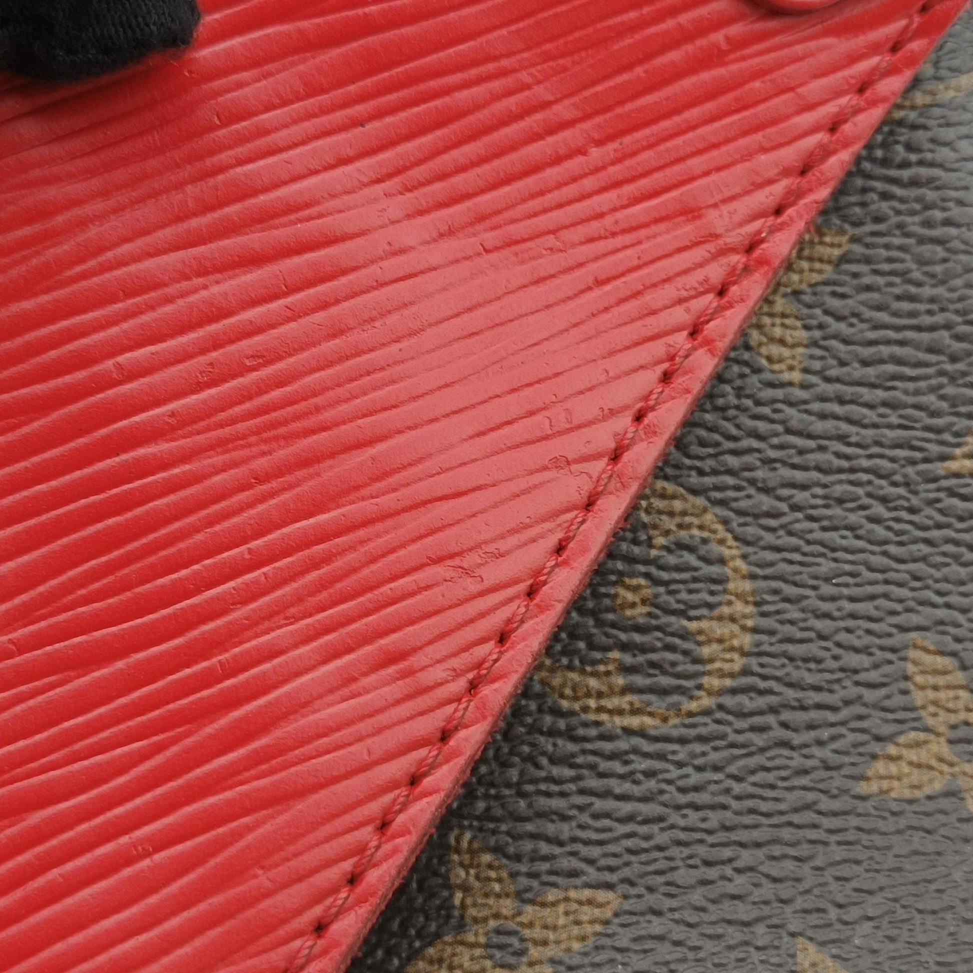 SAINT MICHEL brown×COQUELICOT Monogram Canvas×Epi Leather M44031 CA1157サンミシェル モノグラム/ブラウン×コクリコ モノグラムキャンバス×エピレザー M44031 CA1157