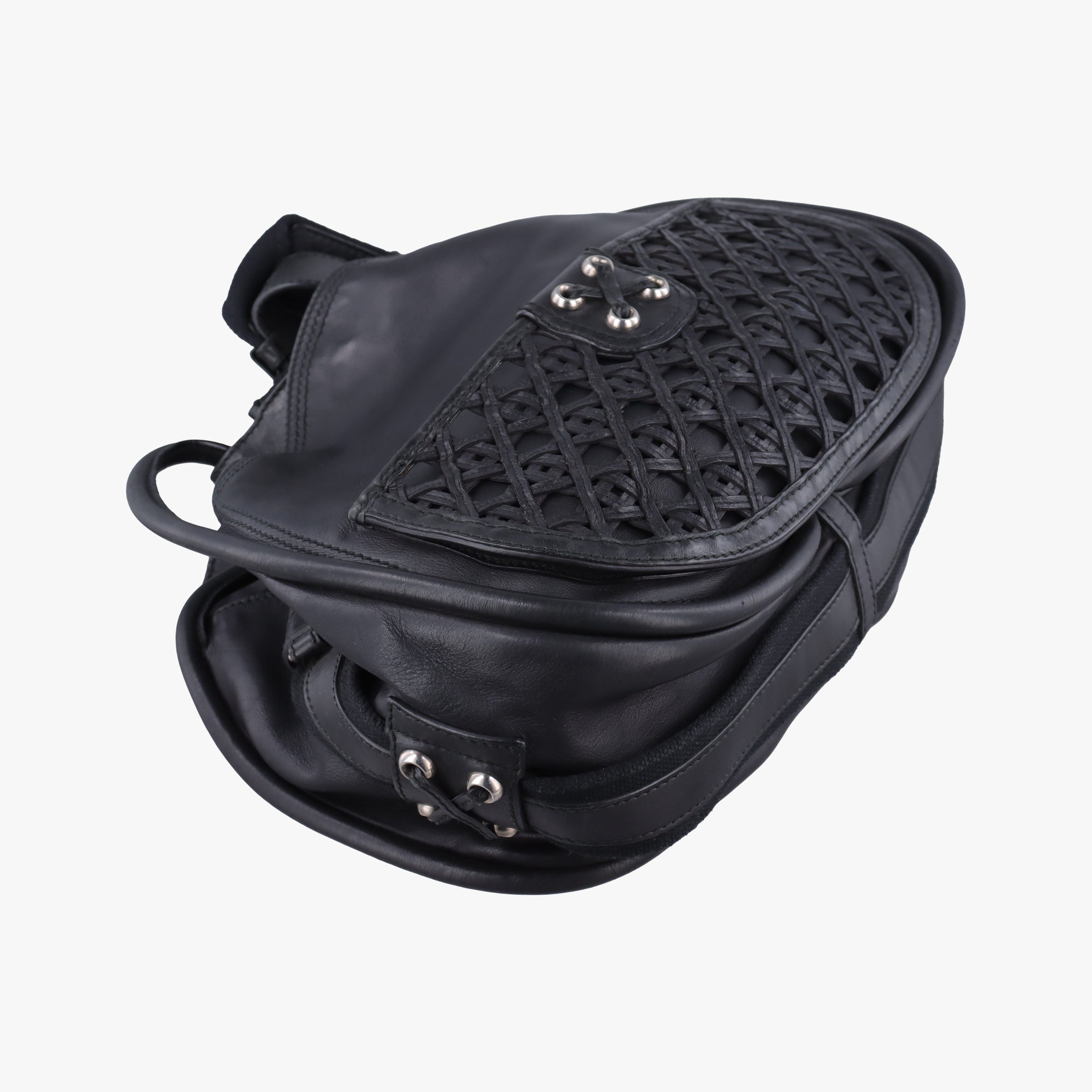 Lattice Messenger Black leather 13-MA-0140ラティスメッセンジャー ブラック レザー 13-MA-0140