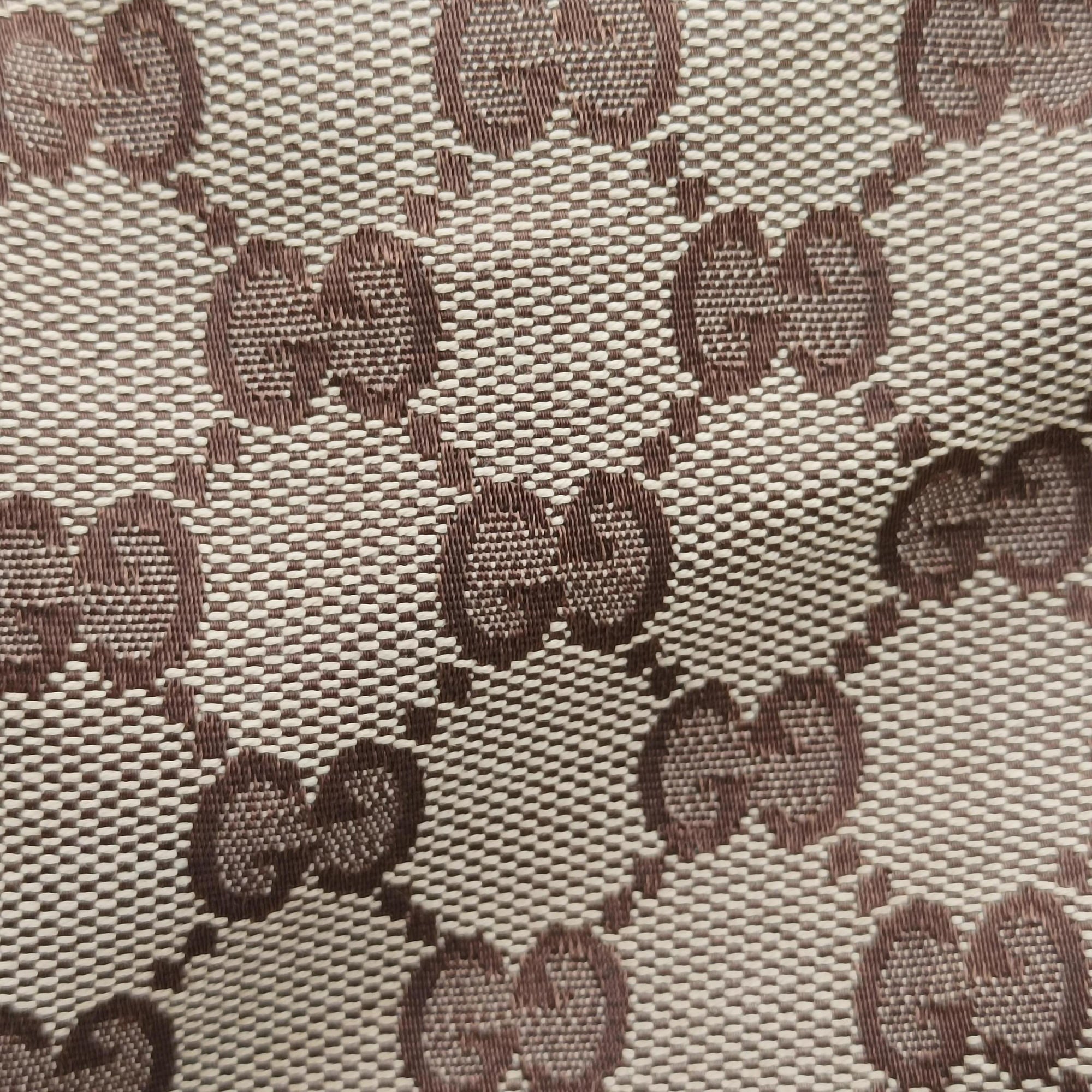 Horsebit Hasler beige×Brown canvas×leather 137385 ホースビット ハスラー ベージュ×ブラウン キャンバス×レザー 137385 