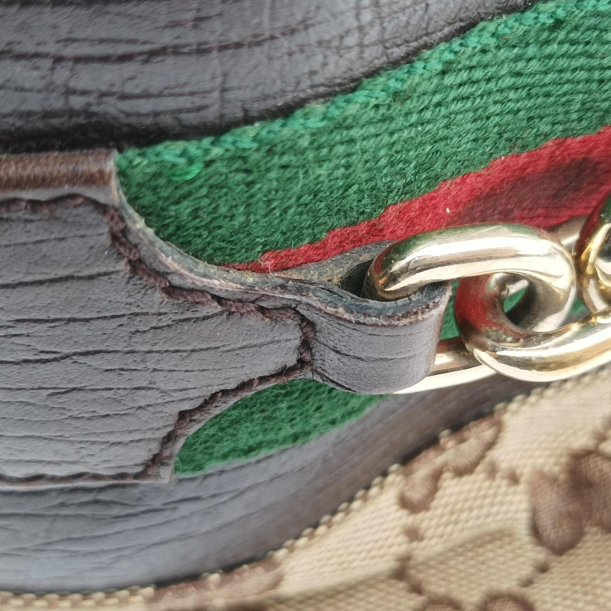 Horsebit Hasler beige×Brown canvas×leather 137385 ホースビット ハスラー ベージュ×ブラウン キャンバス×レザー 137385 