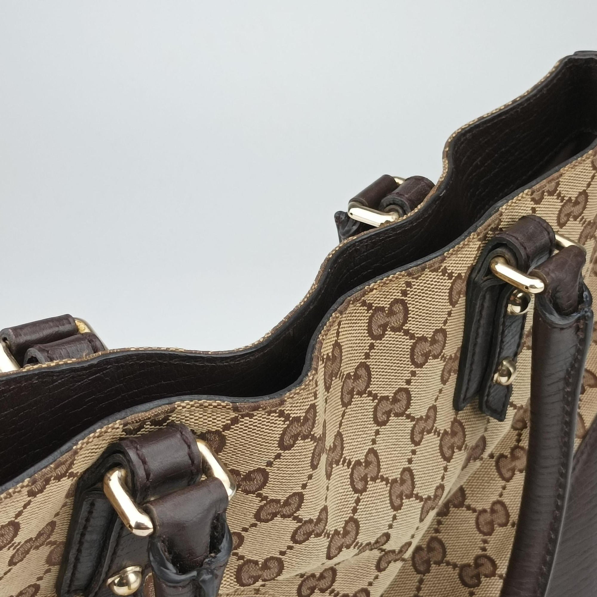 Horsebit Hasler beige×Brown canvas×leather 137385 ホースビット ハスラー ベージュ×ブラウン キャンバス×レザー 137385 