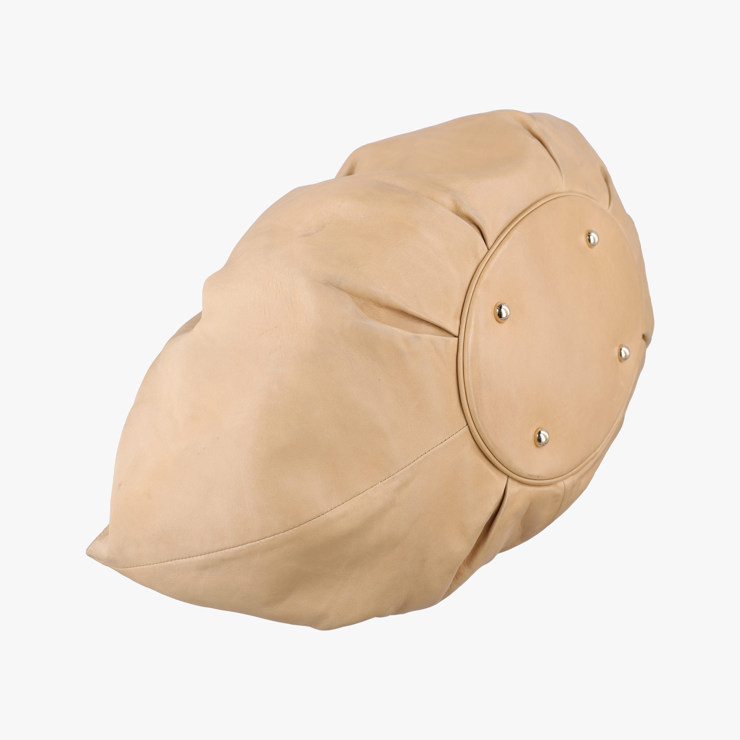 Soft Babe Shopping Bag Beige Leather 03-BO-0028ソフト ベイブ ショッピング バッグ ベージュ レザー 03-BO-0028