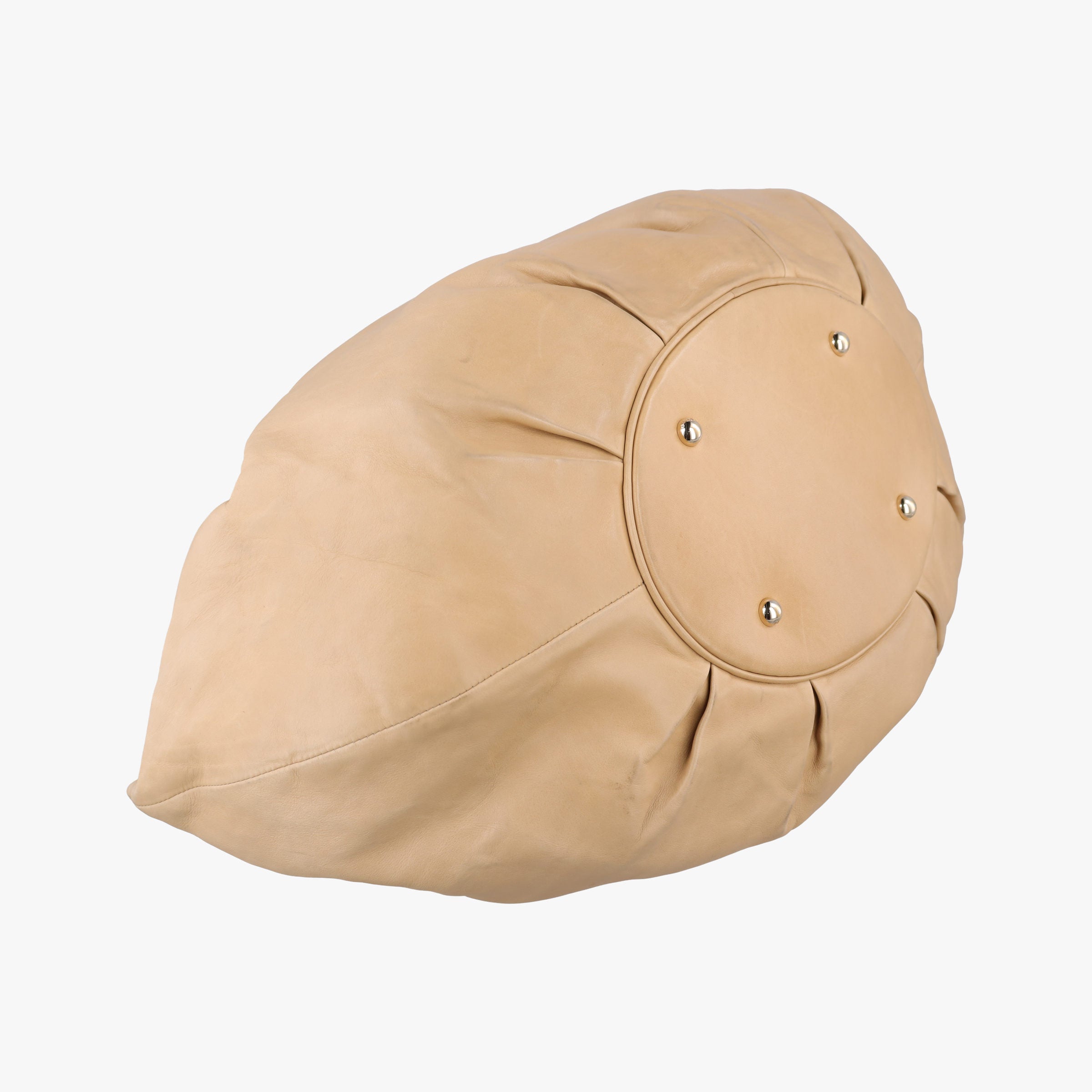 Soft Babe Shopping Bag Beige Leather 03-BO-0028ソフト ベイブ ショッピング バッグ ベージュ レザー 03-BO-0028