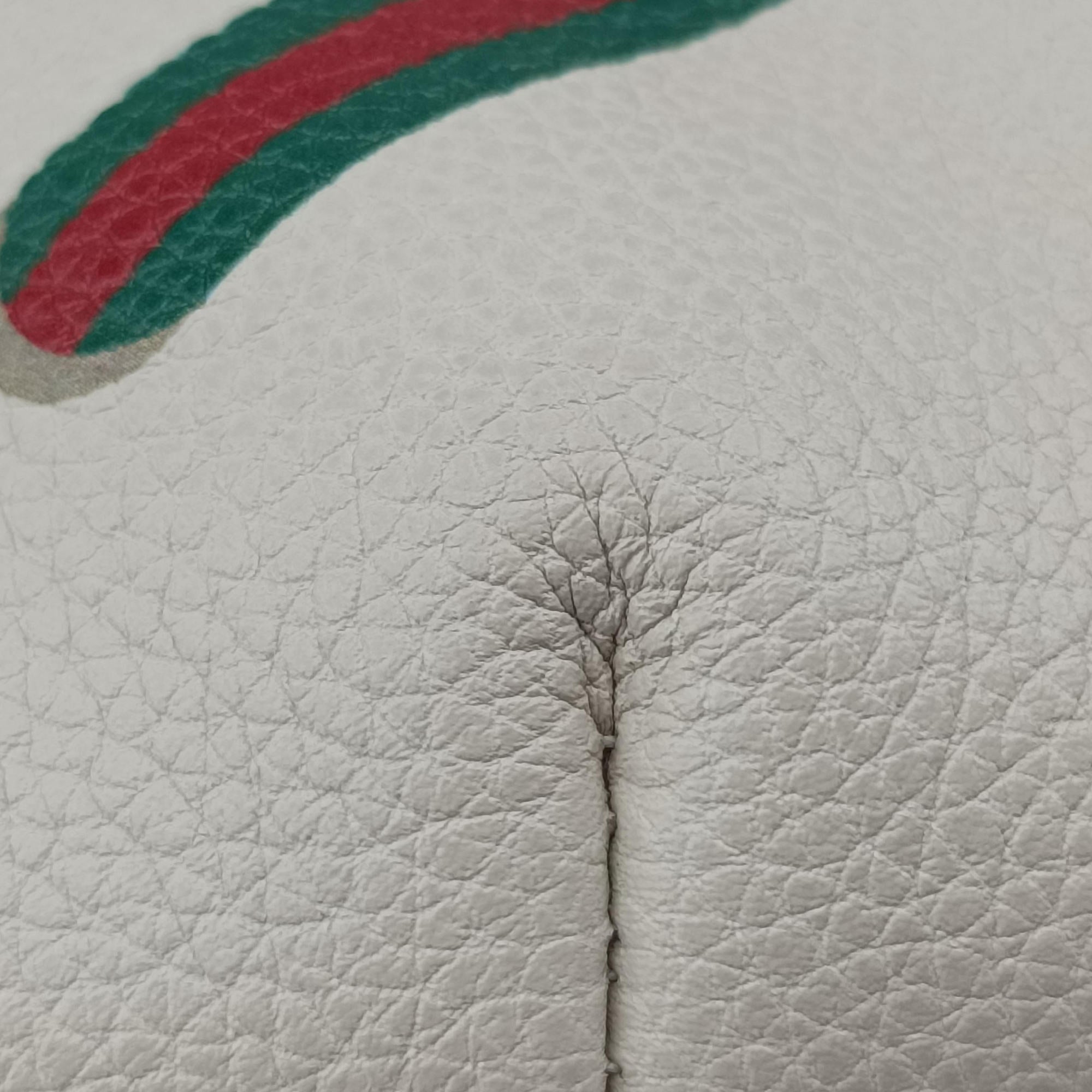 Gucci Print White Leather 527792 E027889335グッチプリント ホワイト レザー 527792 E027889335