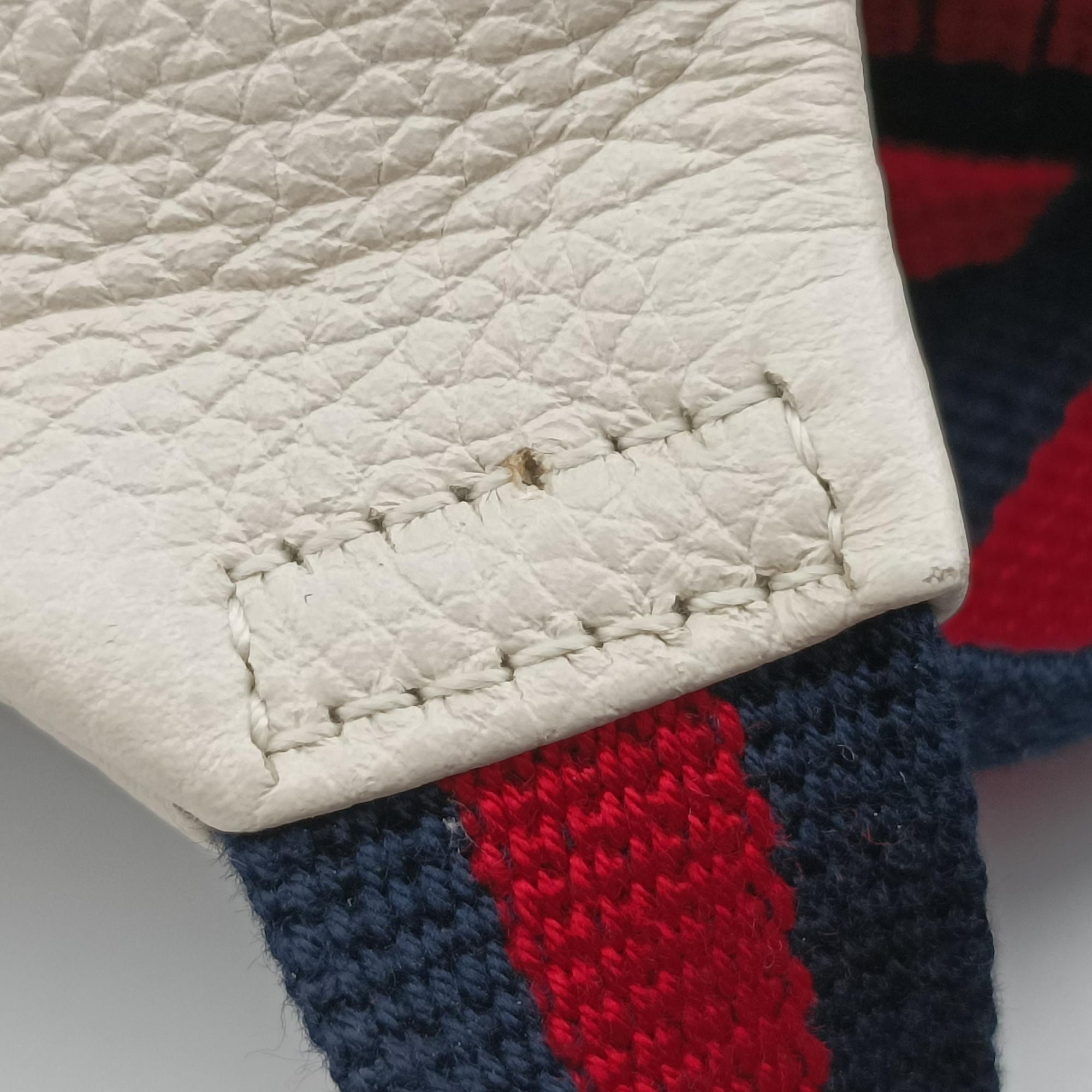 Gucci Print White Leather 527792 E027889335グッチプリント ホワイト レザー 527792 E027889335