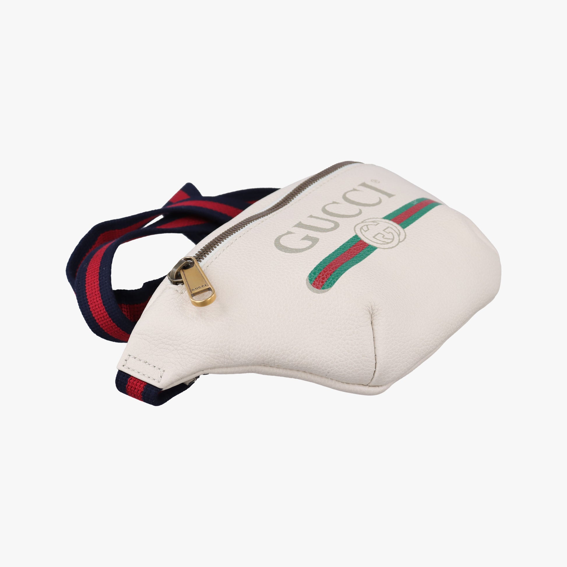 Gucci Print White Leather 527792 E027889335グッチプリント ホワイト レザー 527792 E027889335