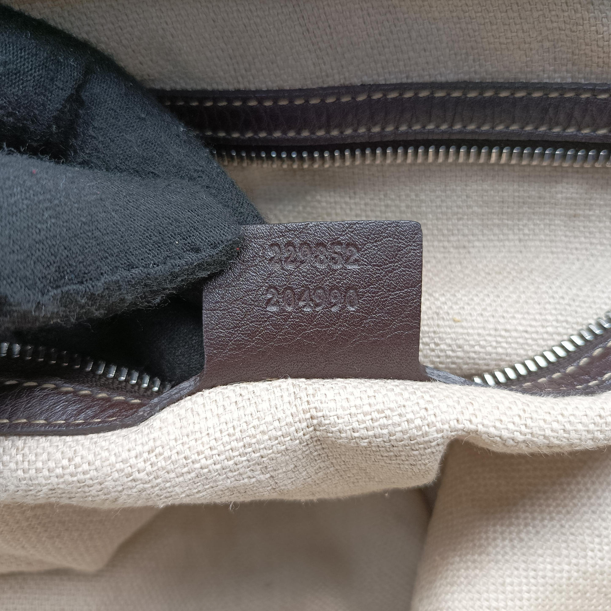 Babouska Hysteria Brown canvas×leather 229852 I8532555バブーシュカ ヒステリア ブラウン キャンバス×レザー 229852 I8532555