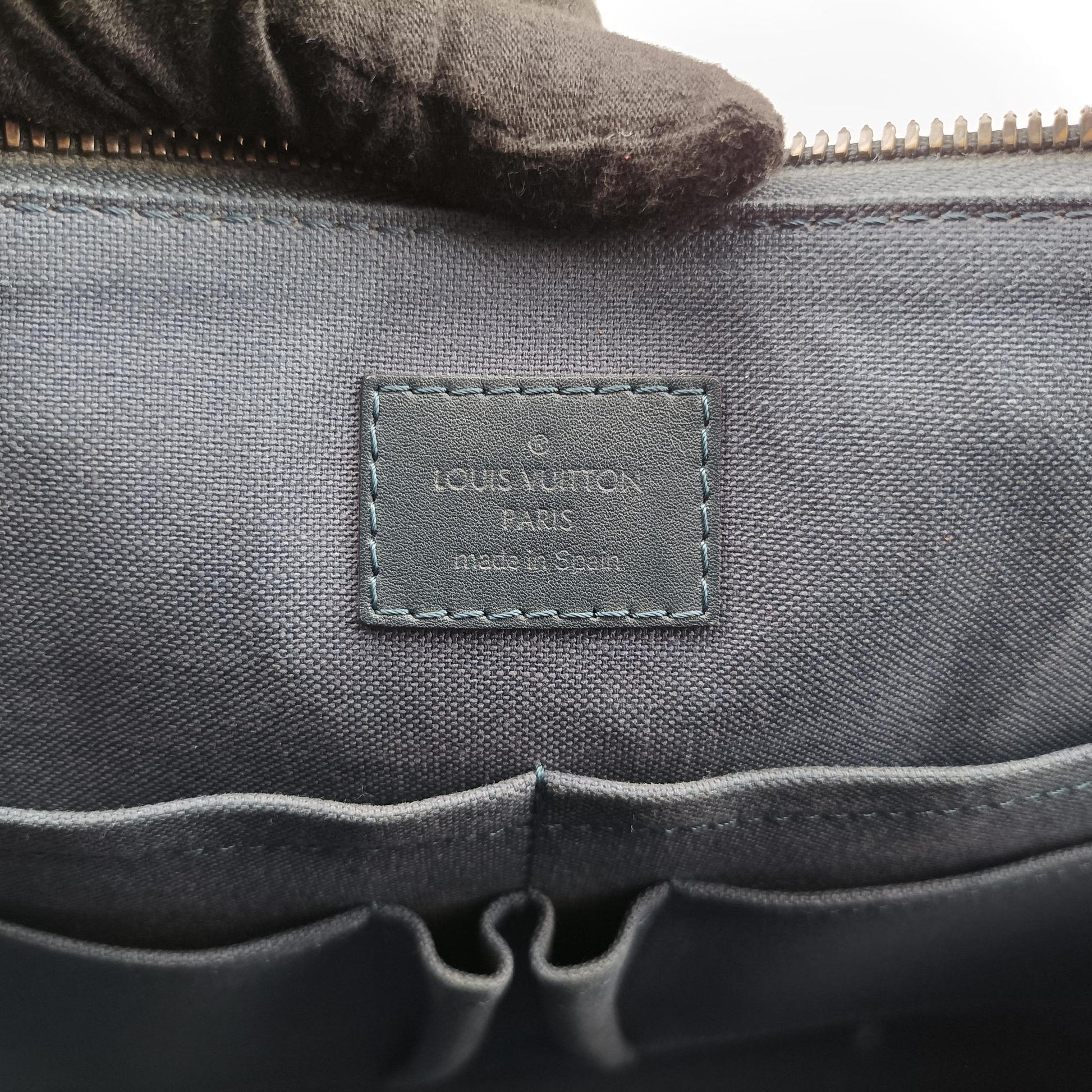 Porte Documents Jour Noir Damier Graphite N48224 CA2134ポルトドキュマン ジュール ノワール ダミエ グラフィット N48224 CA2134