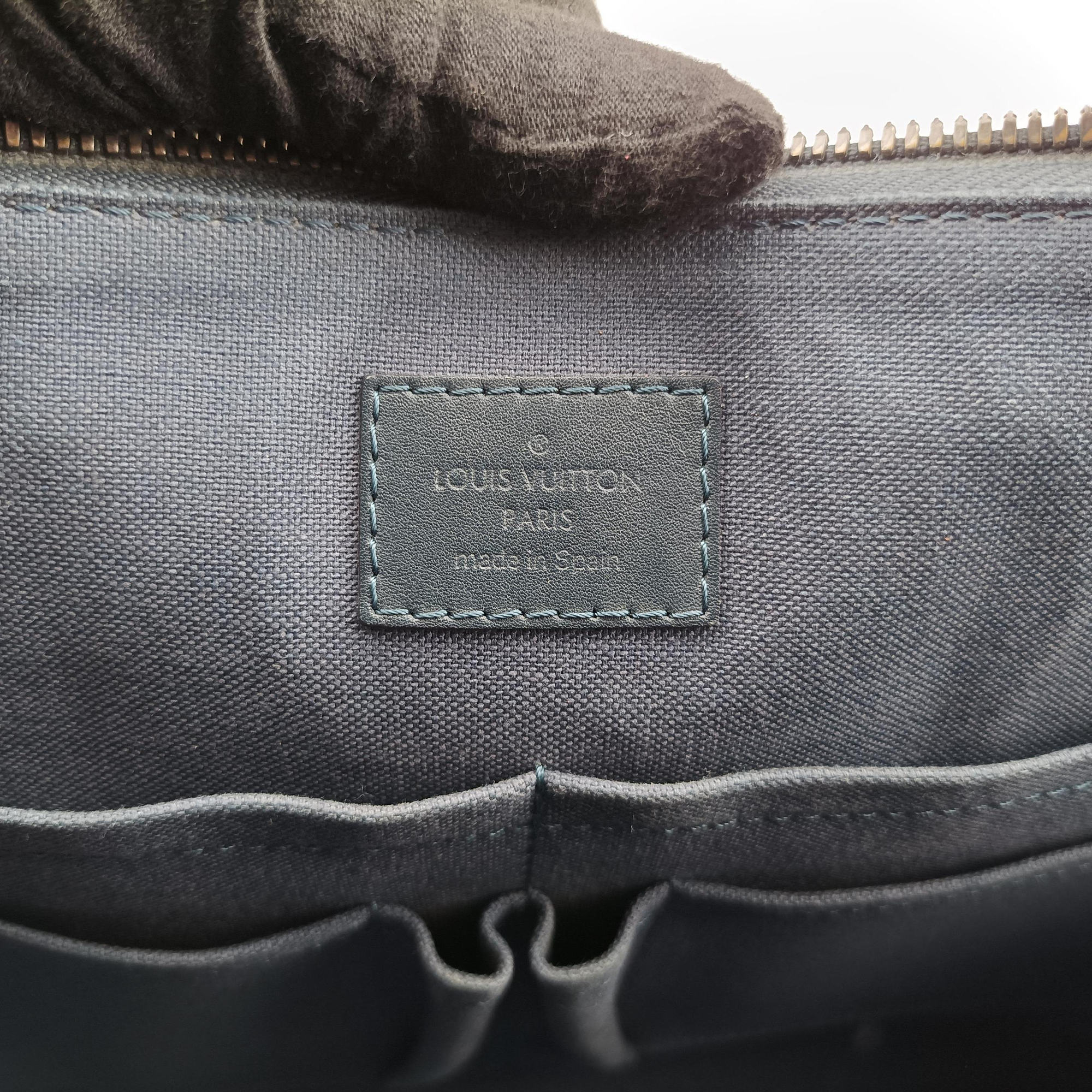 Porte Documents Jour Noir Damier Graphite N48224 CA2134ポルトドキュマン ジュール ノワール ダミエ グラフィット N48224 CA2134