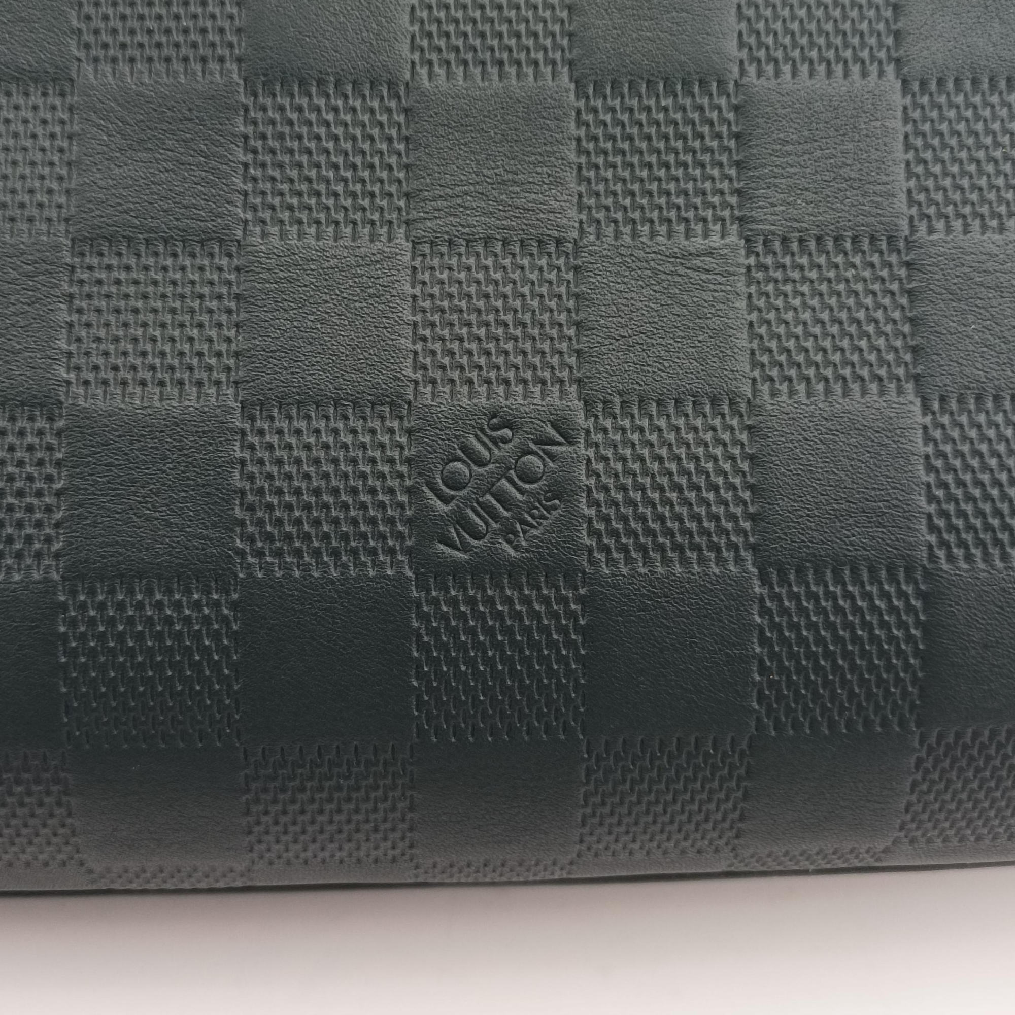 Porte Documents Jour Noir Damier Graphite N48224 CA2134ポルトドキュマン ジュール ノワール ダミエ グラフィット N48224 CA2134