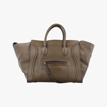 Luggage Small Square Phantom Brown Leather F-PA-0152ラゲージスモールスクエアファントム ブラウン レザー F-PA-0152