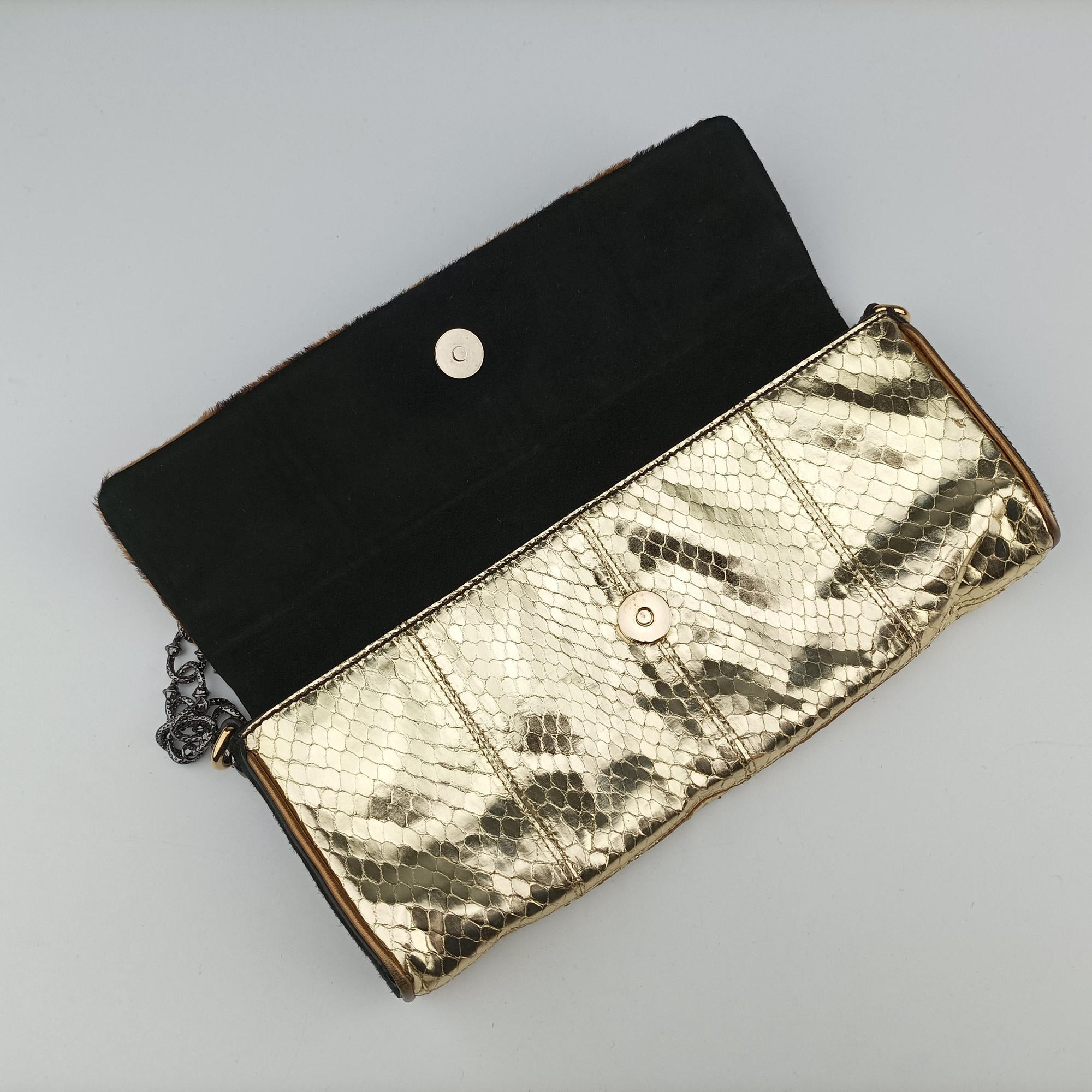 Leopard print Multicolour ponyhair×snakeskin レオパード柄 マルチカラー ハラコ×ヘビ革 