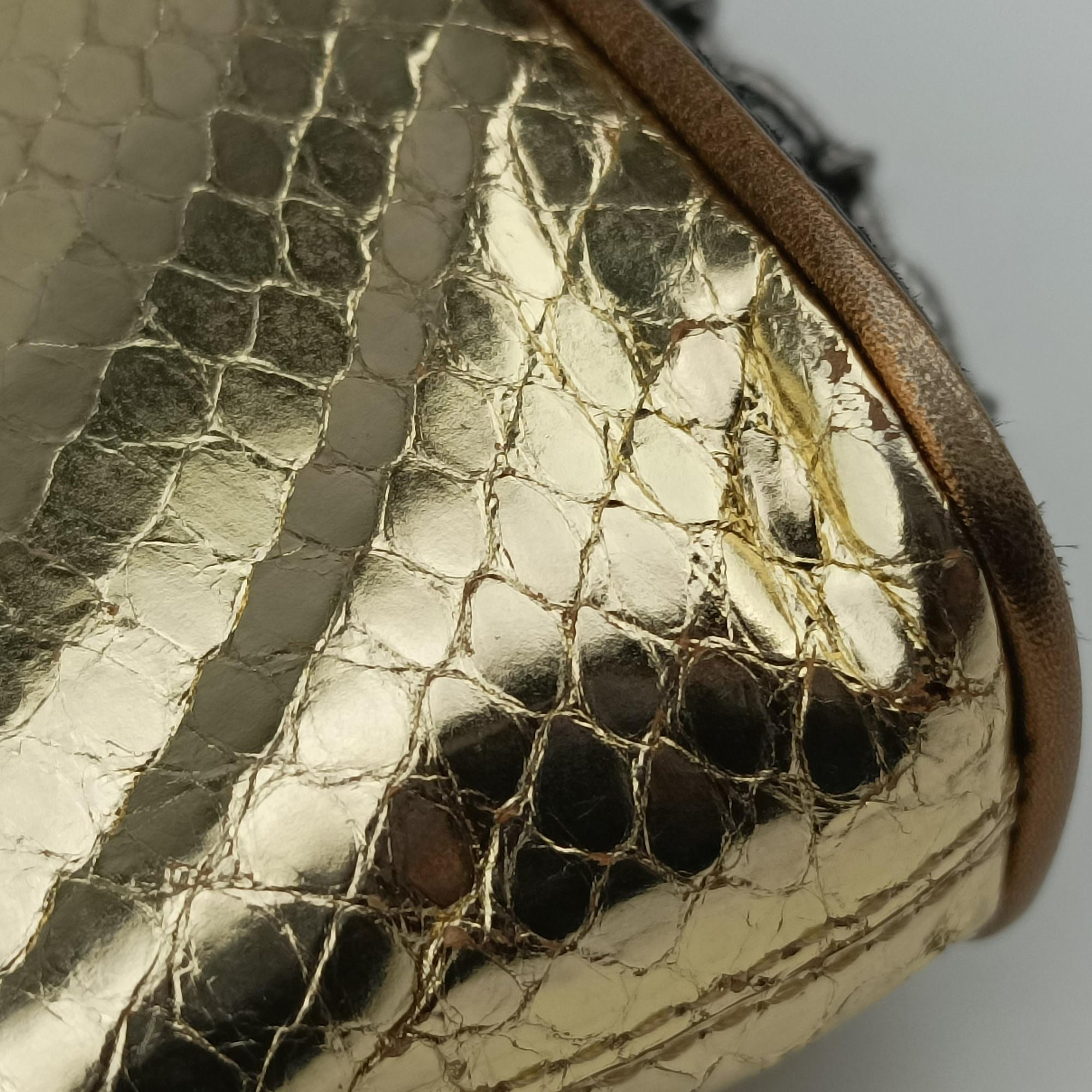 Leopard print Multicolour ponyhair×snakeskin レオパード柄 マルチカラー ハラコ×ヘビ革 