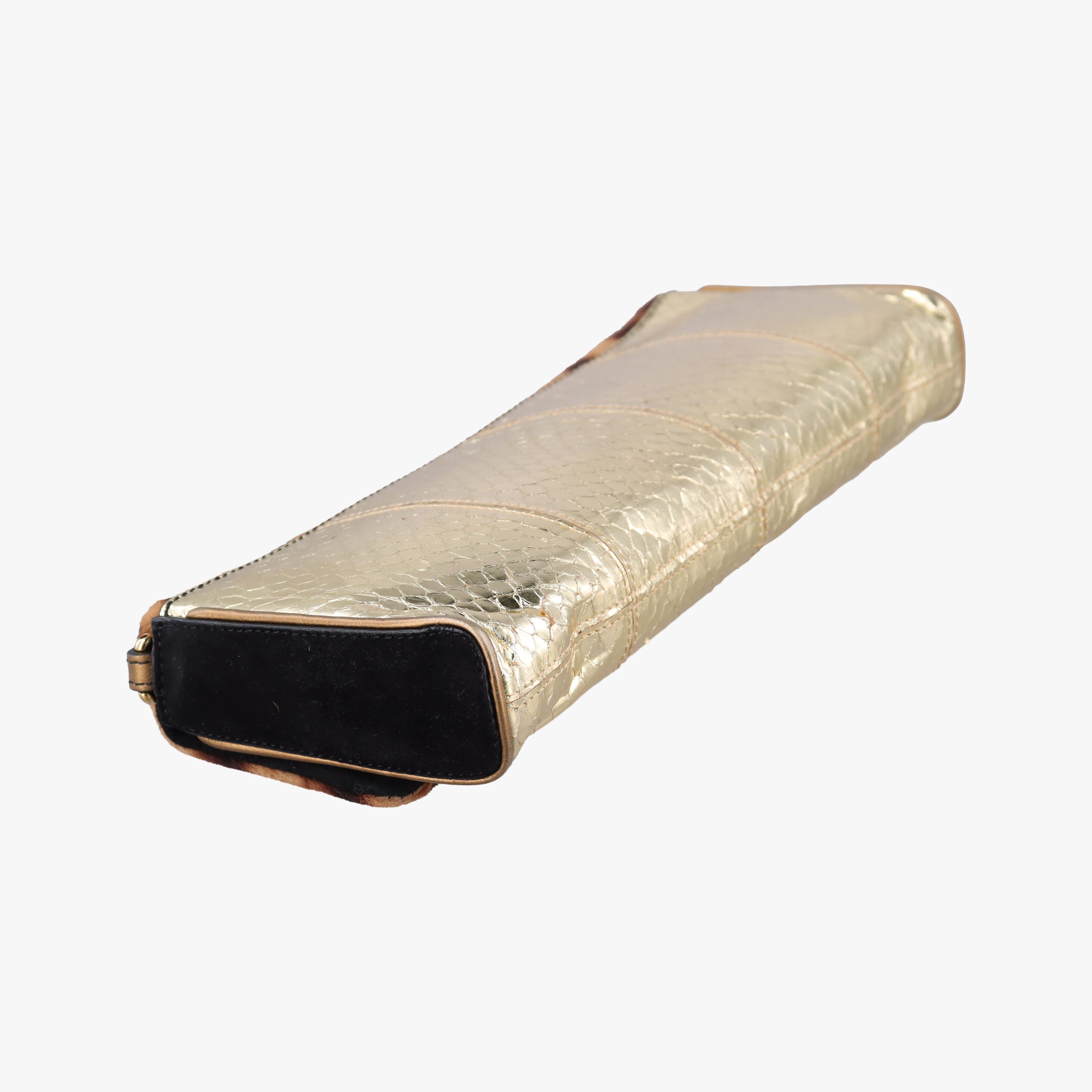 Leopard print Multicolour ponyhair×snakeskin レオパード柄 マルチカラー ハラコ×ヘビ革 