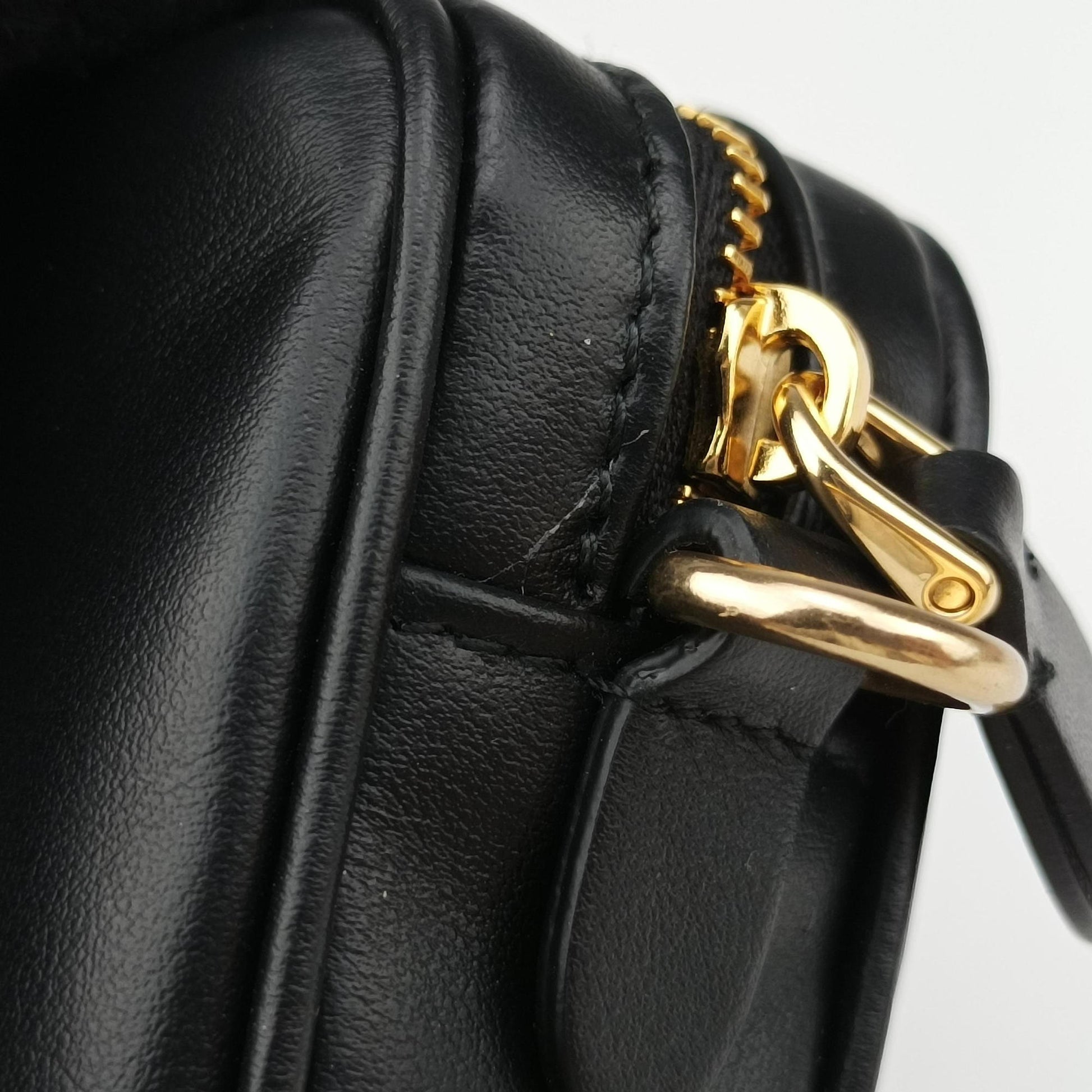 Logo belt Black leather DNP104 80/32ロゴベルト ブラック レザー DNP104 80/32